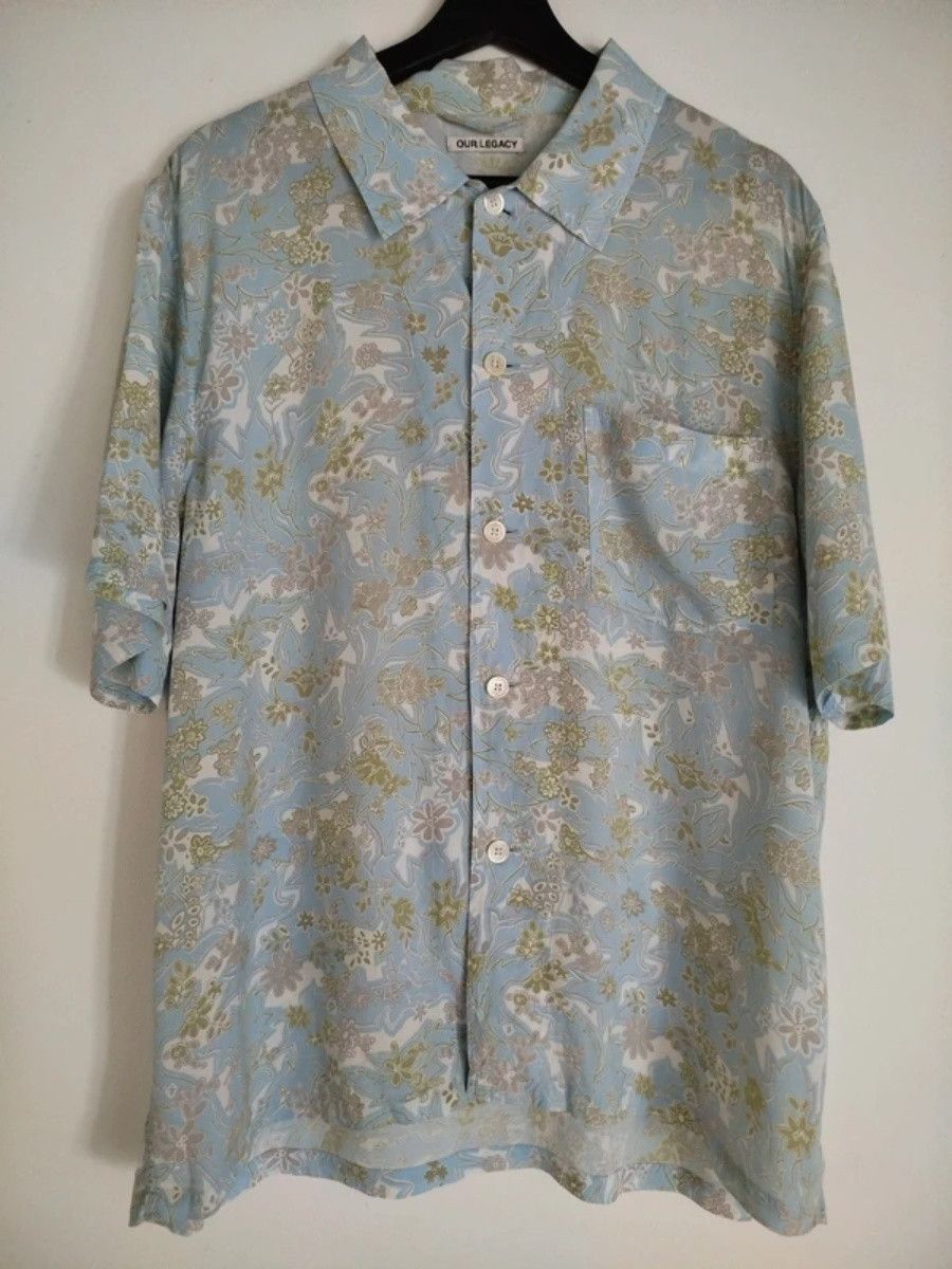 Our Legacy Our Legacy light plants print boxy shirt / Size 52 Size US L / EU 52-54 / 3 - 9 Thumbnail