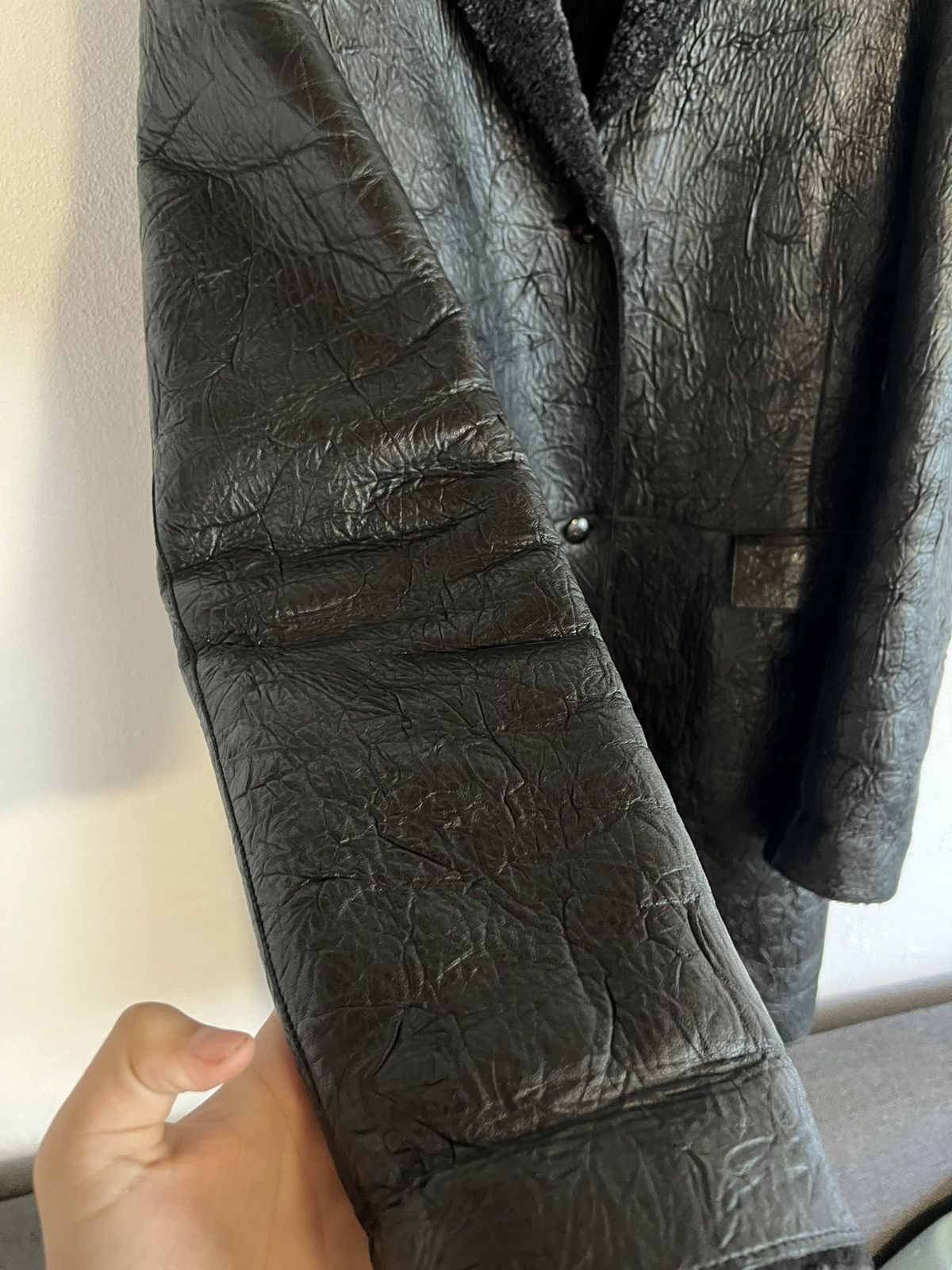 Jil Sander Jil Sander Vintage 80s Leather Archived Coat Rare Streetwear Size S / US 4 / IT 40 - 5 Thumbnail