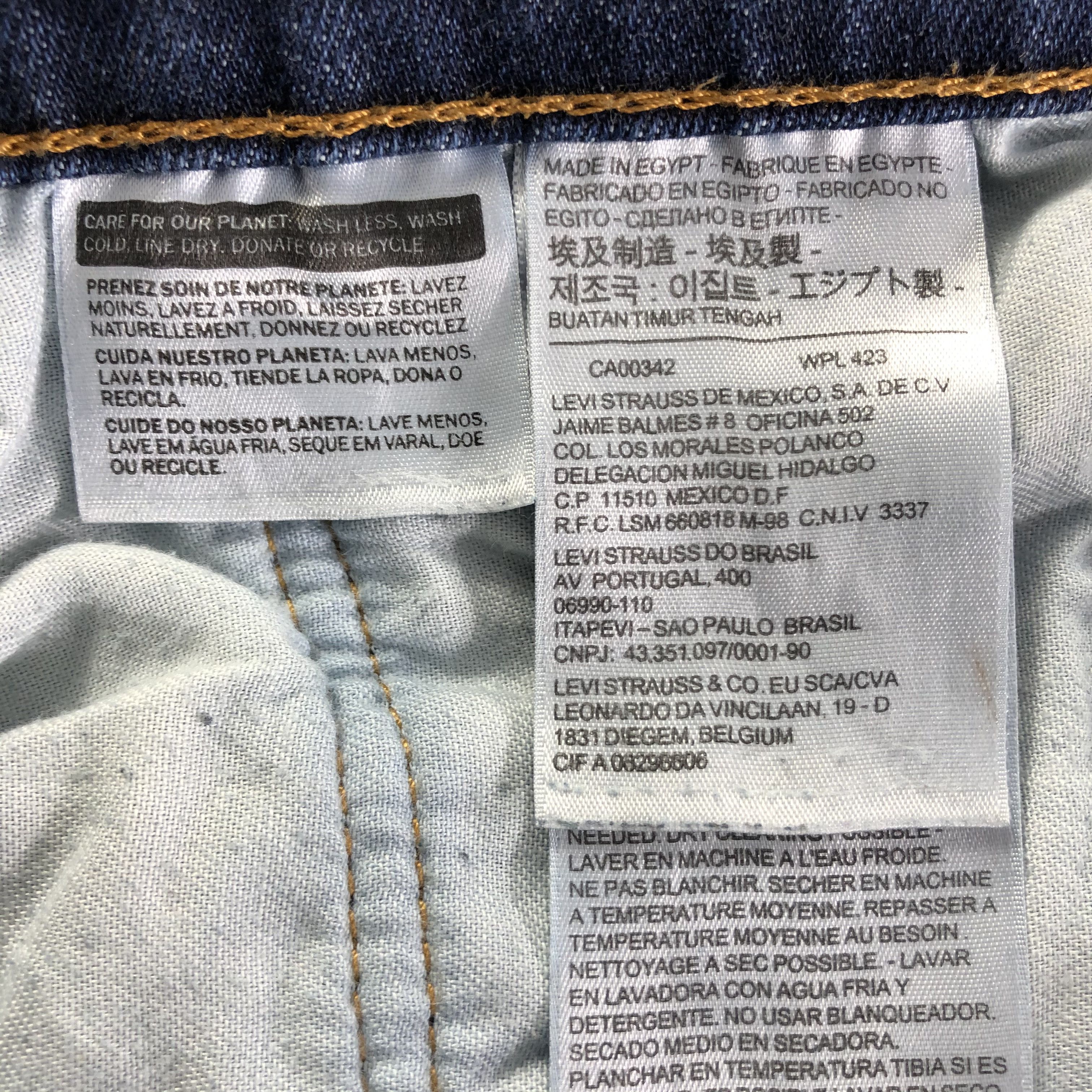 Levi's Vintage Blue Wash Levis 519 Jeans-J3685 Size US 34 / EU 50 - 10 Thumbnail