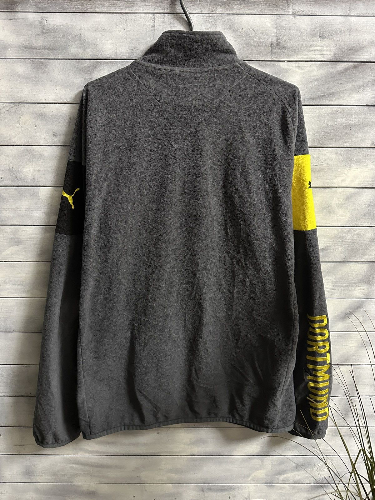 Puma Rare Vintage Fleece Jacket Borussia Dortmund x Puma soccer Size US L / EU 52-54 / 3 - 10 Thumbnail