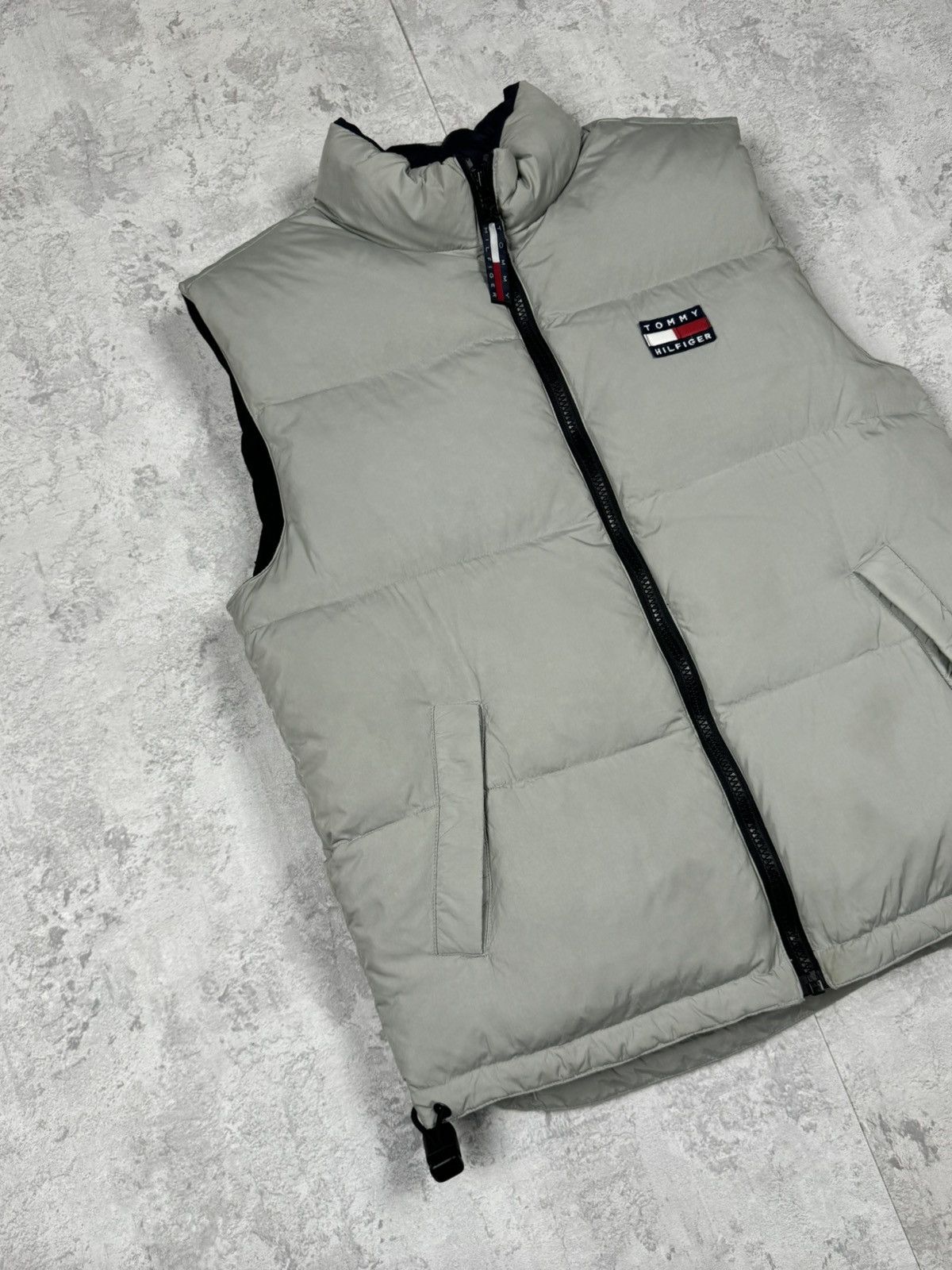 Tommy Hilfiger Tommy Hilfiger Puffer Vest Beige Full Zip Logo Down Gilet Size US S / EU 44-46 / 1 - 2 Thumbnail