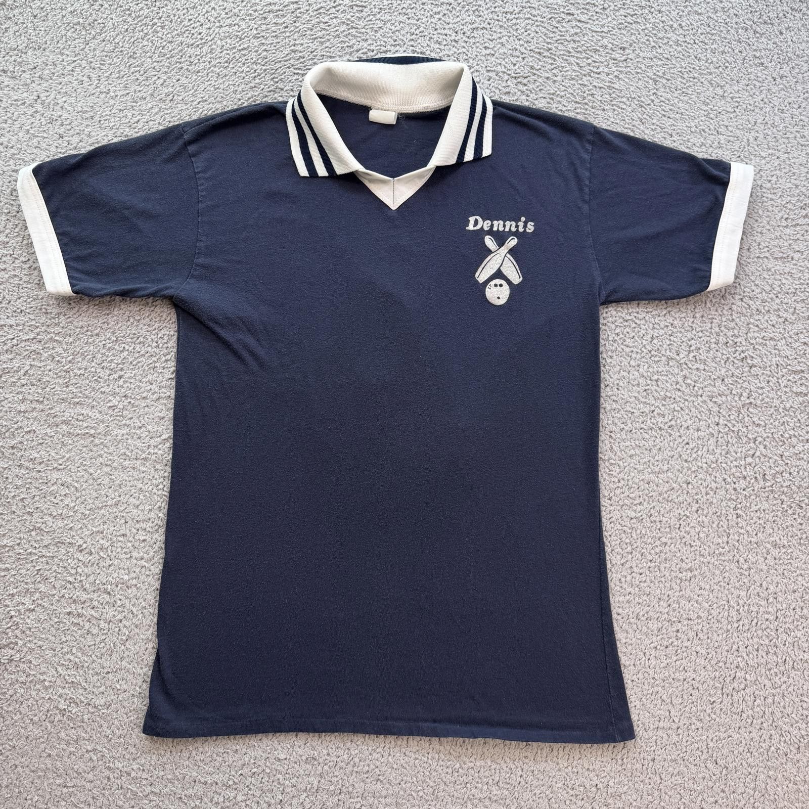 Other Vintage 70s Bowling Shirt Johnstown Assoc Of The Deaf Polo Size US S / EU 44-46 / 1 - 1 Thumbnail