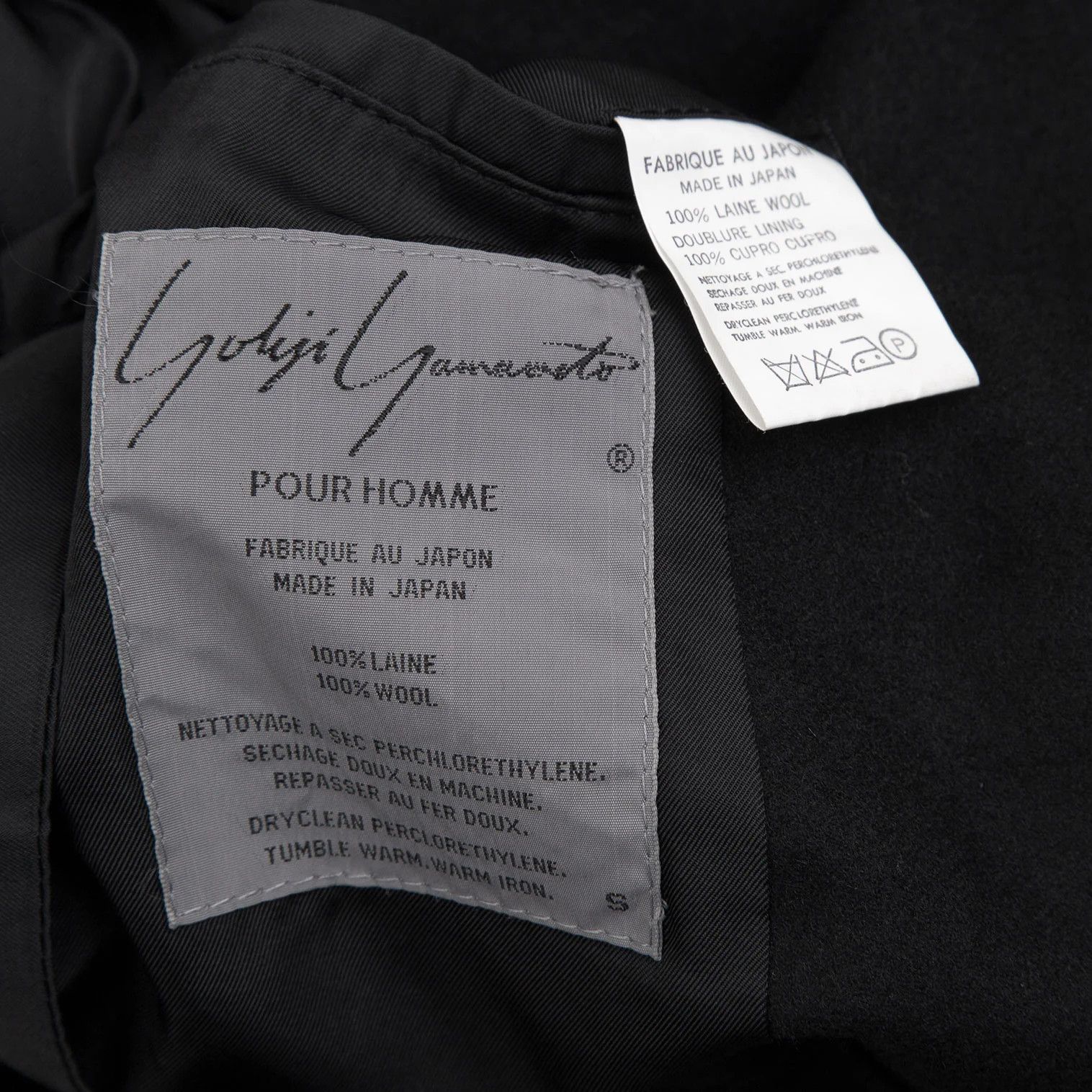 Yohji Yamamoto Yohji Yamamoto Fleece Wool Double Jacket Size US S / EU 44-46 / 1 - 17 Thumbnail