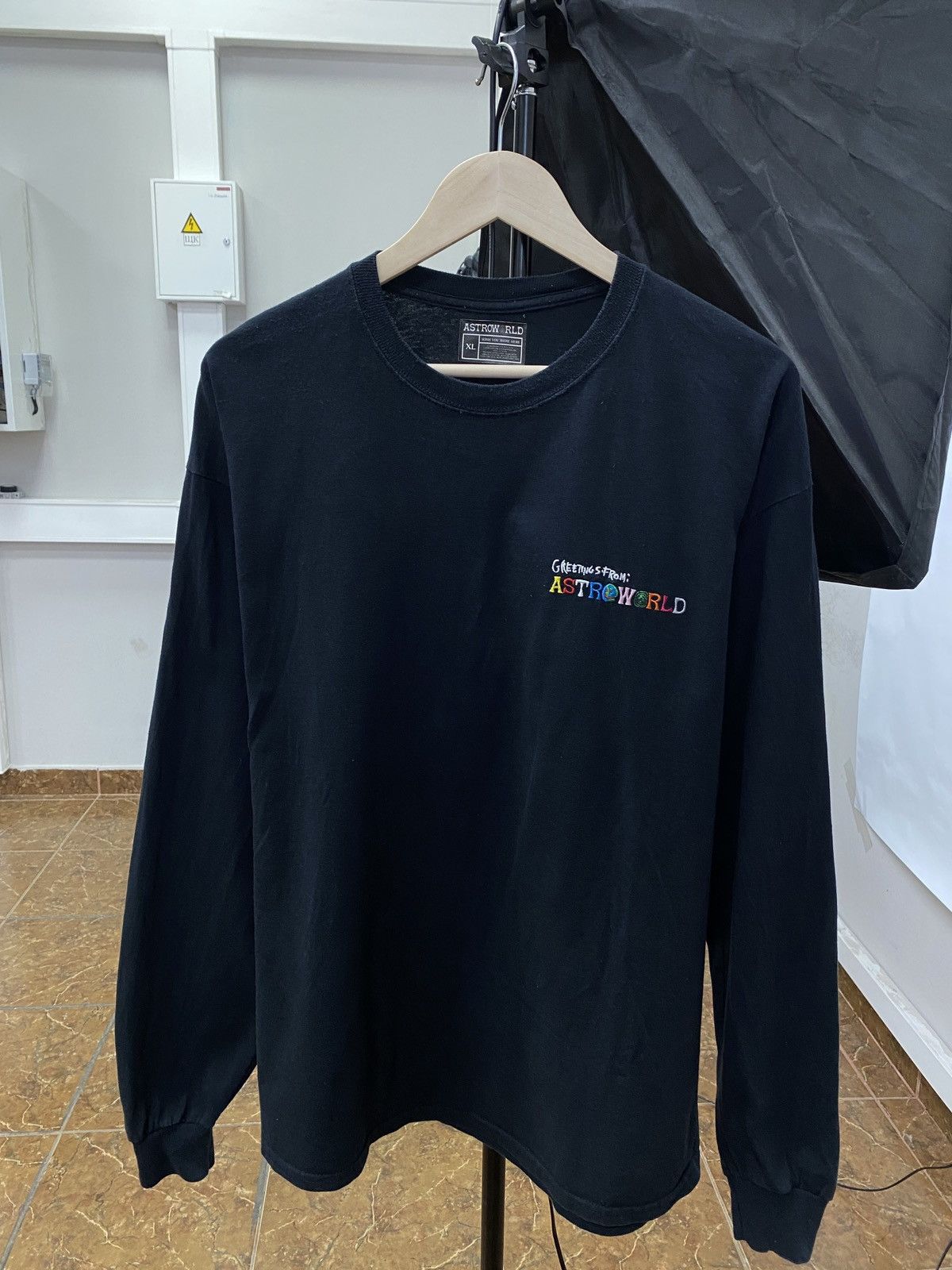 Band Tees × Travis Scott Travis Scott Astroworld Greetings From Long Sleeve Rare Hype Size US XL / EU 56 / 4 - 1 Thumbnail