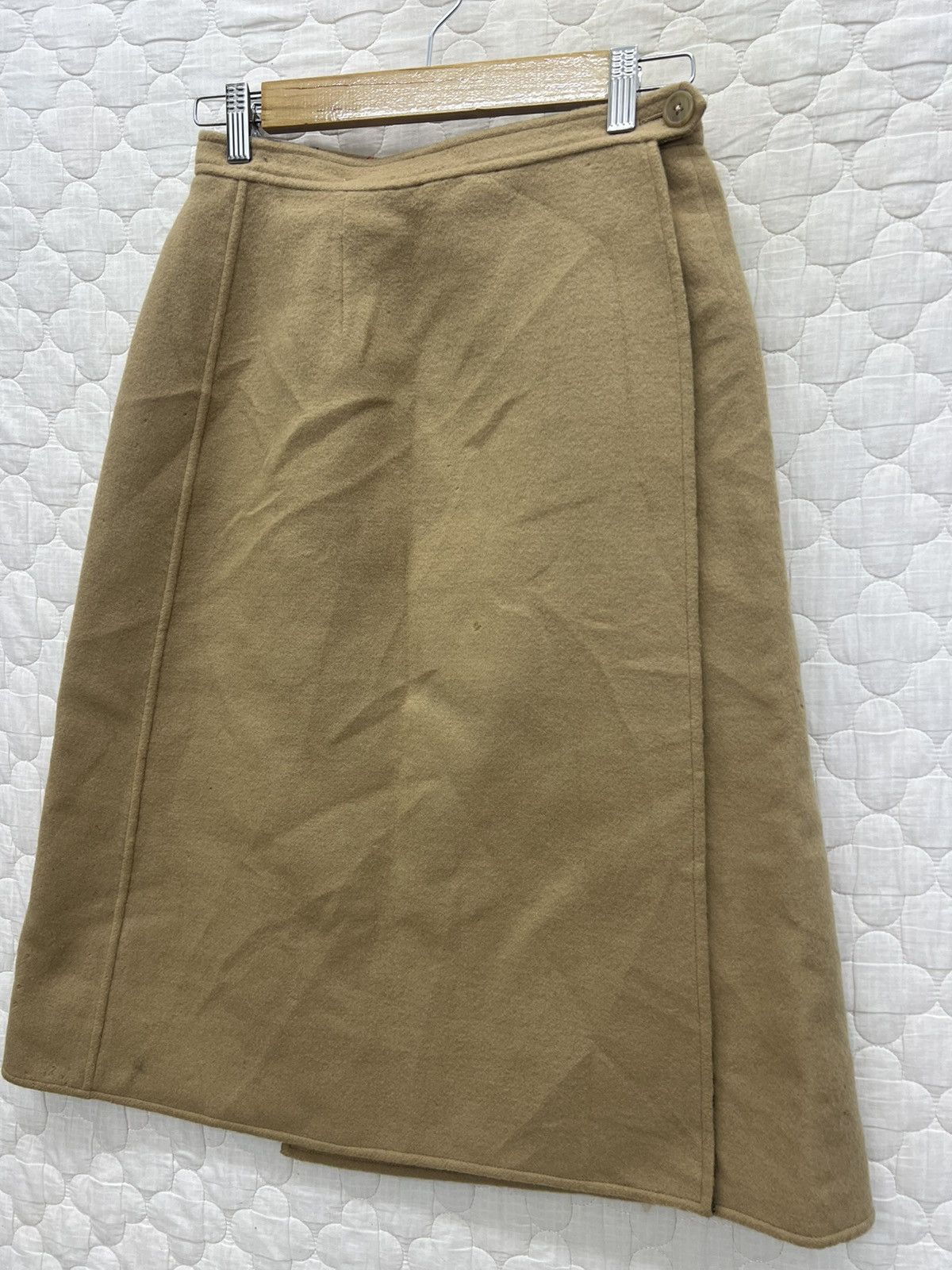 Burberry BURBERRY WRAP SKIRT WOOL Size 26" / US 2 / IT 38 - 4 Thumbnail
