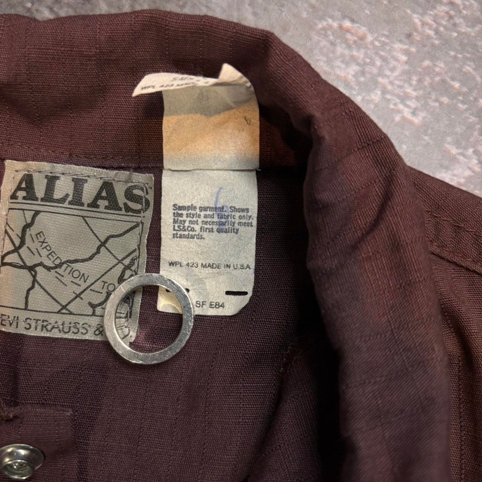 Levi's × Vintage Vintage RARE Levis Punk Style Vest. Levis Alias. Sample Size US S / EU 44-46 / 1 - 5 Thumbnail