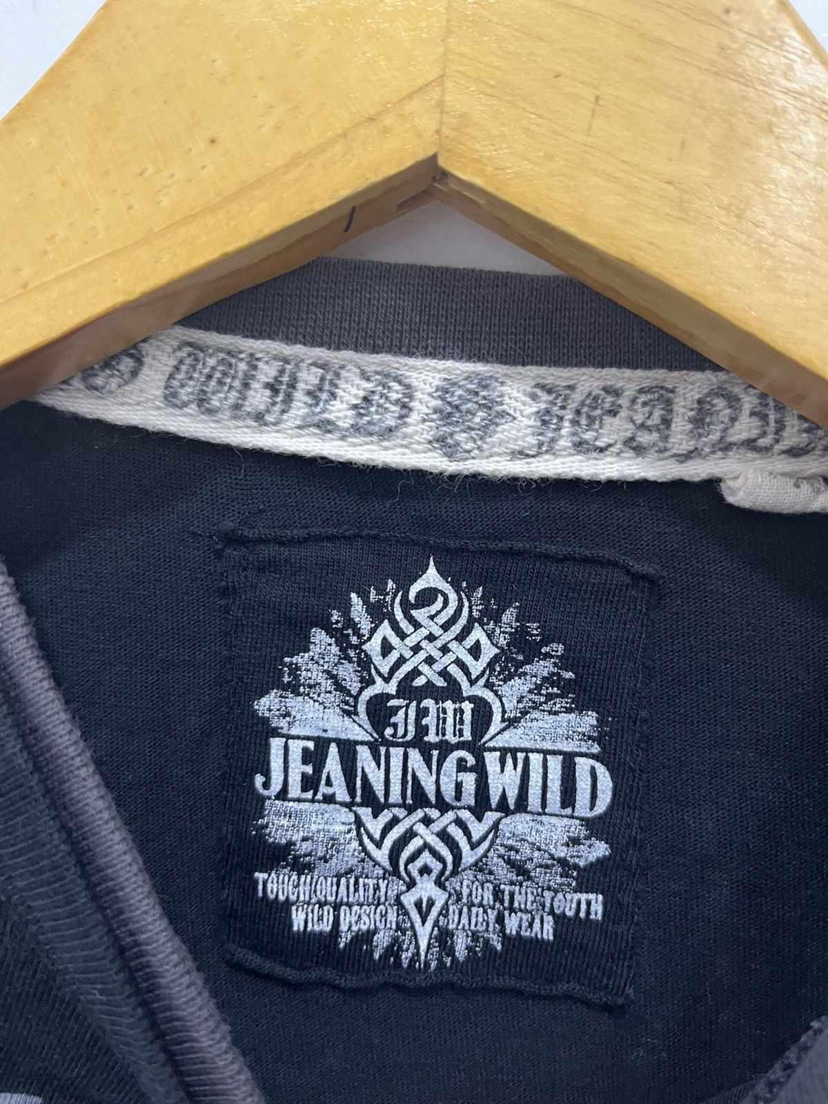 Japanese Brand Jeaning Wild Japanese Poem Gothic Punk LGB Style Tees Size US M / EU 48-50 / 2 - 6 Thumbnail