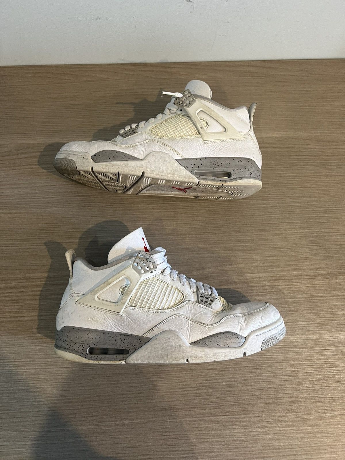 Jordan Brand × Nike Jordan 4 Retro “White Oreo” Size US 12 / EU 45 - 2 Thumbnail