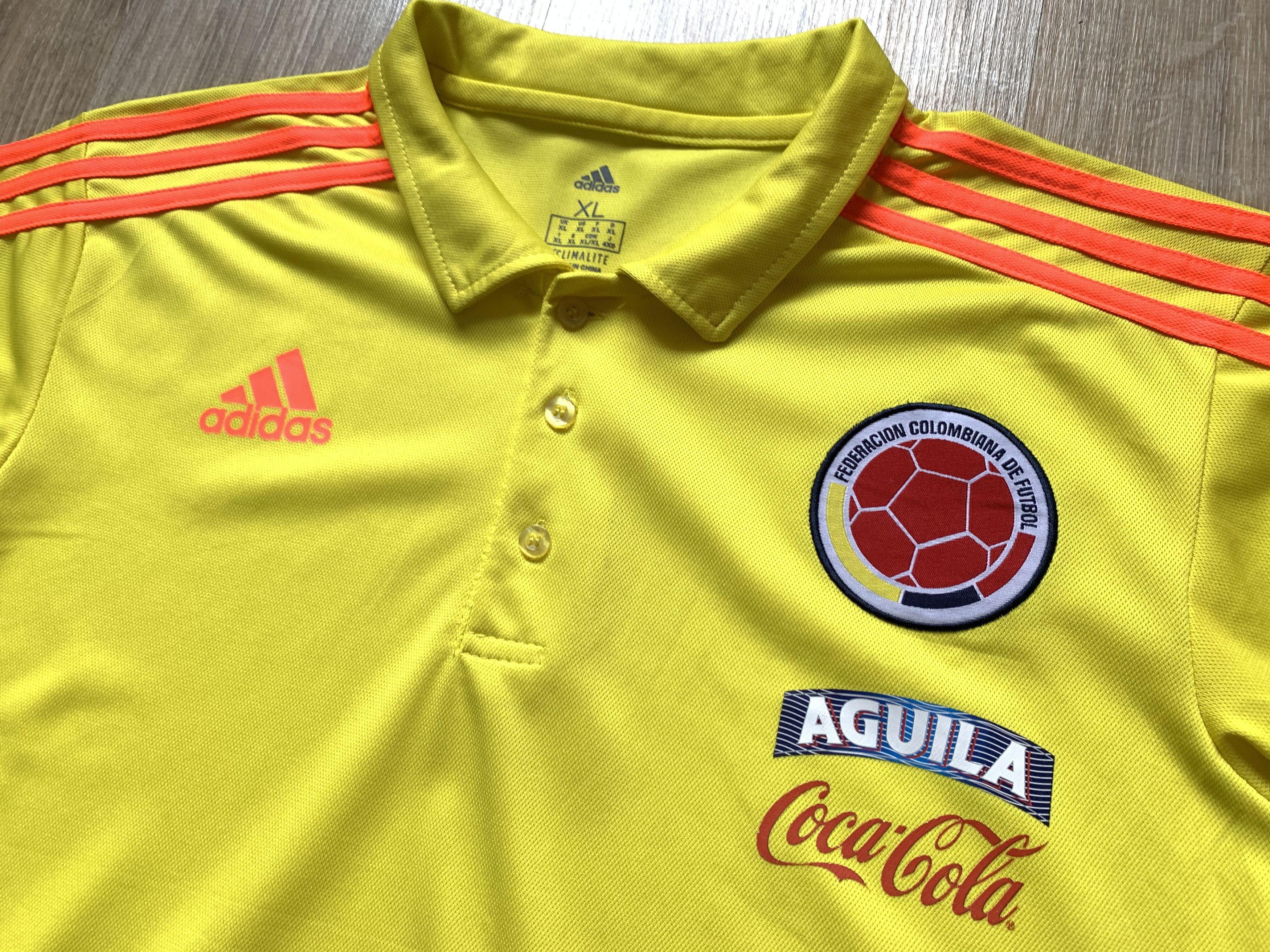Adidas × Vintage Vintage Adidas Colombia National Football Team Womens Jersey Size XL / US 12-14 / IT 48-50 - 5 Thumbnail