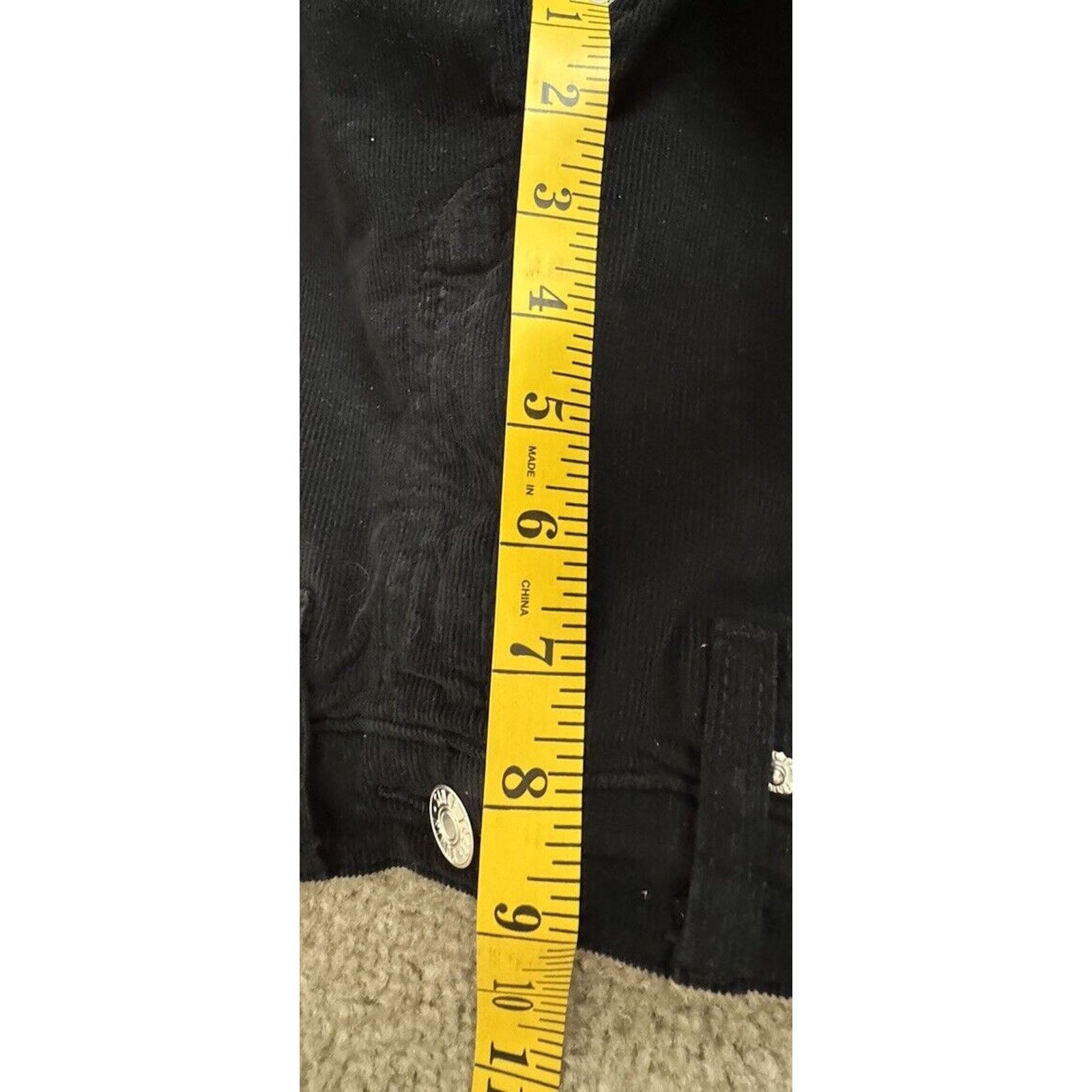 Edwin Edwin Pixie 9” Midrise Corduroy Black Skinny Pants Jeans 25" Size 25" / US 0 / IT 36 - 10 Thumbnail