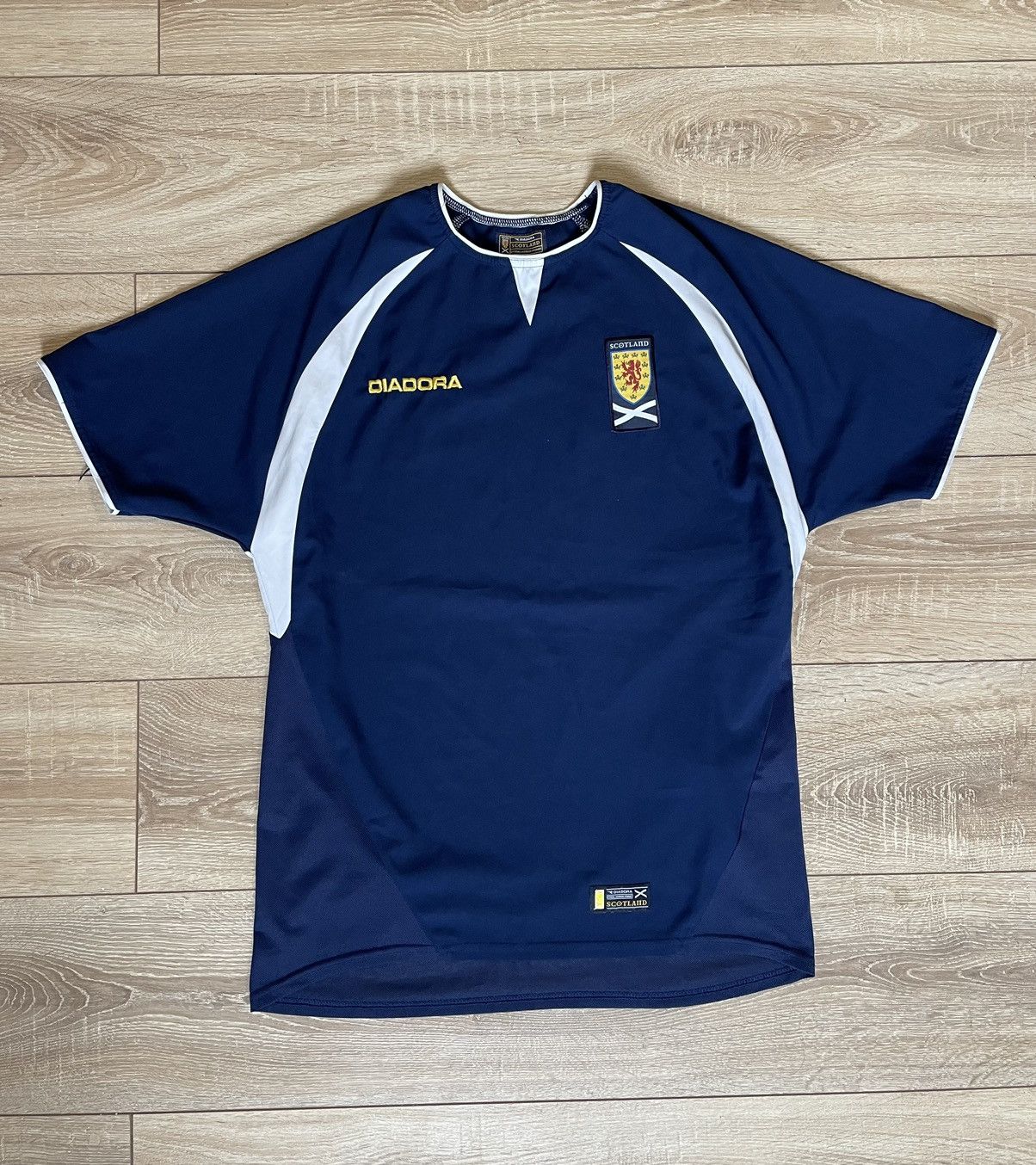 Diadora × Vintage Scotland Home Football Shirt 2003-2005 Soccer Jersey Diadora Size US S / EU 44-46 / 1 - 1 Thumbnail