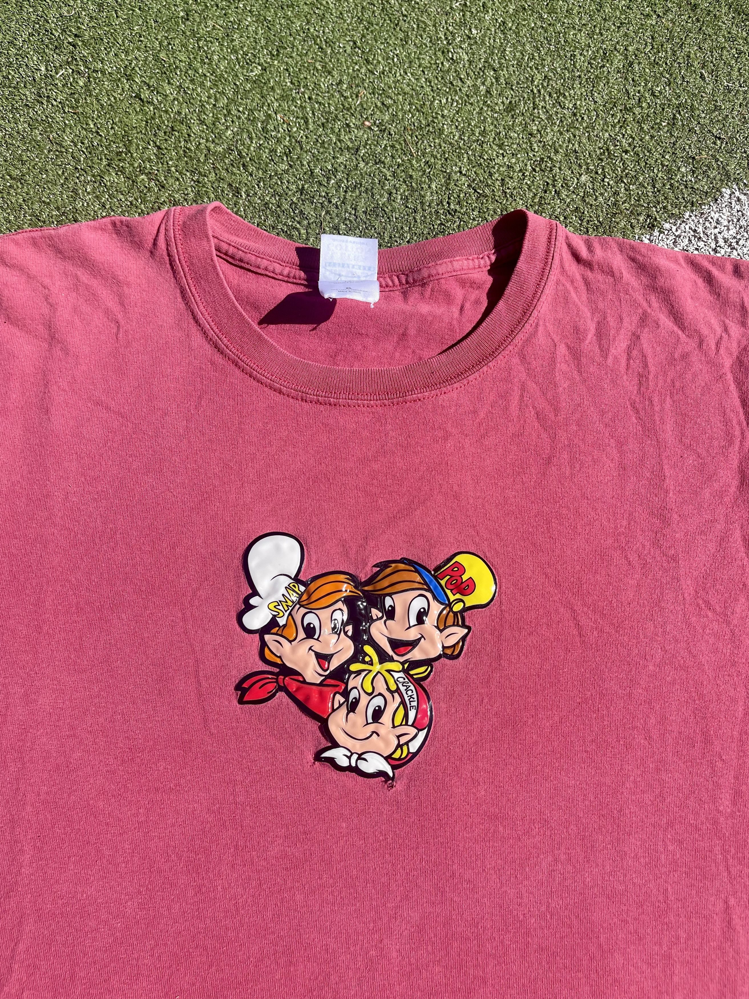 Vintage 1998 Rice Krispies Kellogg's Cereal Vintage 90's T-Shirt Size US XL / EU 56 / 4 - 5 Thumbnail