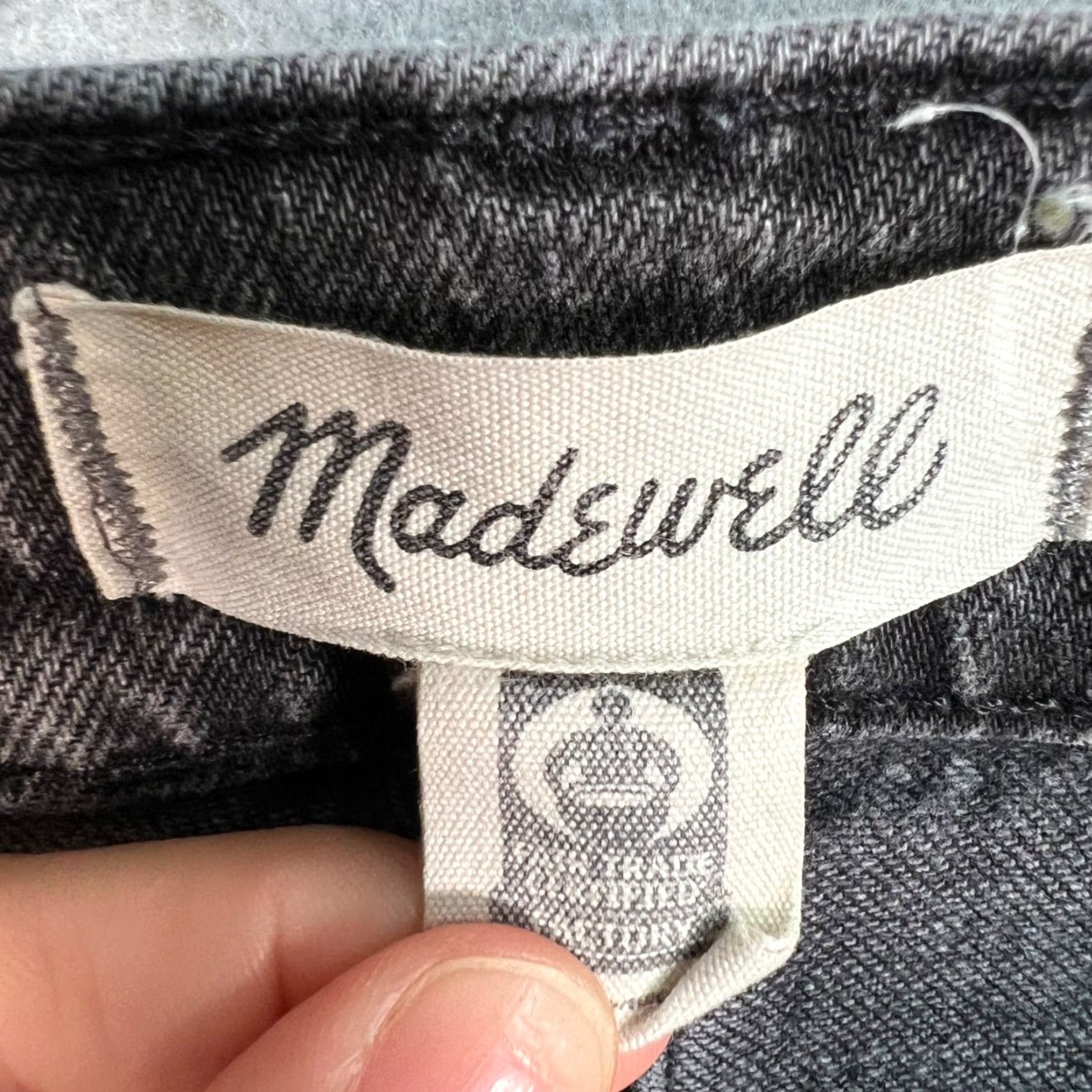 Madewell VINTAGE Madewell Jeans Skinny Denim High-R rise Gray Adult Womens 30 Inseam 27 in Size 30" / US 8 / IT 44 - 3 Thumbnail