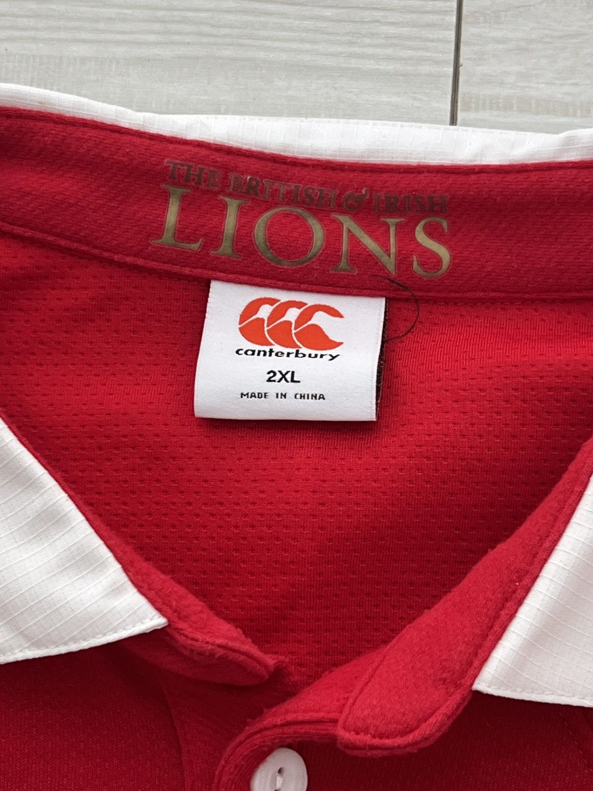 Canterbury of New Zealand Canterbury British & Irish Lions Rugby Jersey x sportwear Size US XXL / EU 58 / 5 - 7 Thumbnail