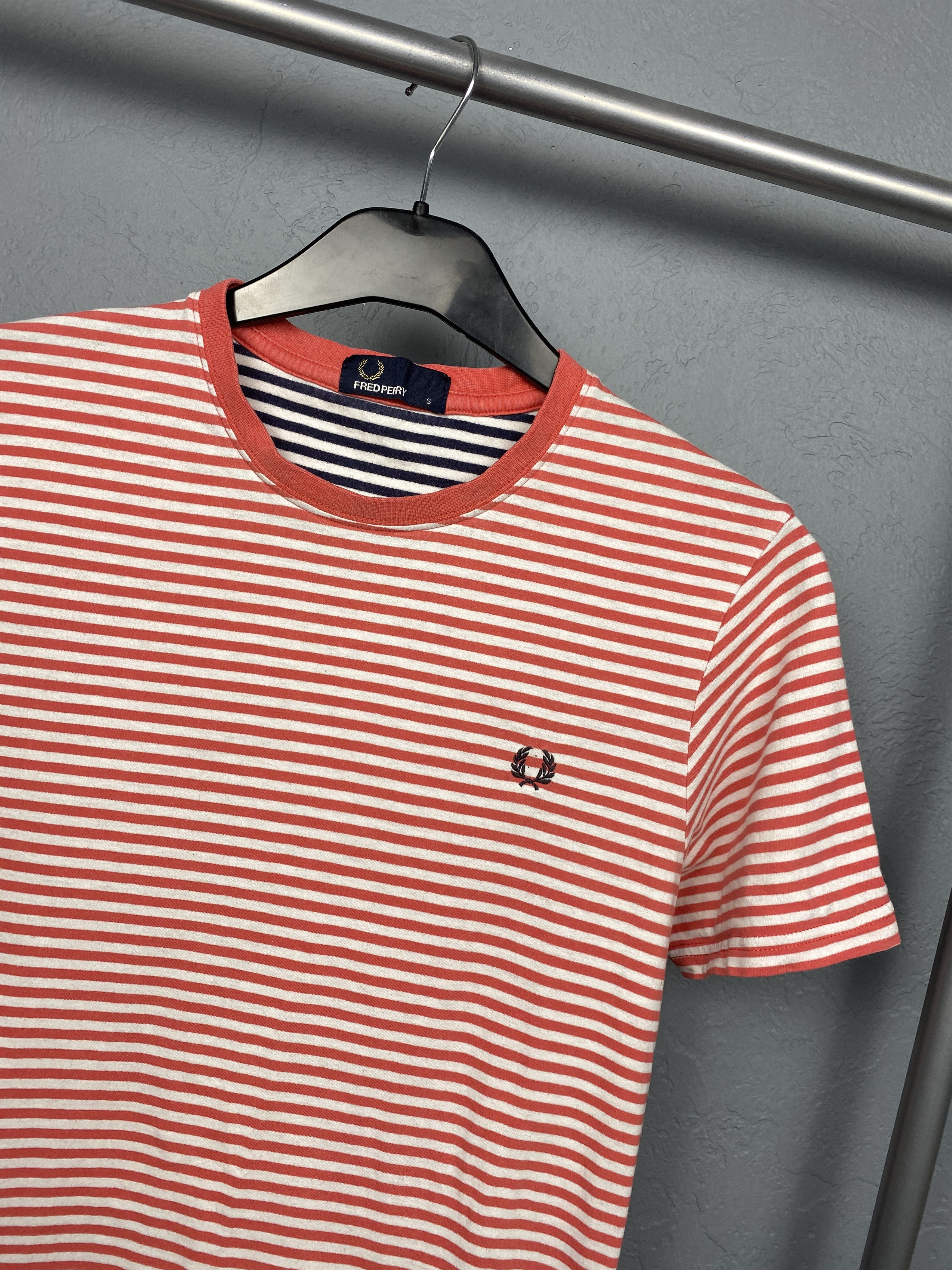 Fred Perry × Vintage Fred Perry Mens Crew Neck T-Shirt Tee Size US S / EU 44-46 / 1 - 2 Thumbnail