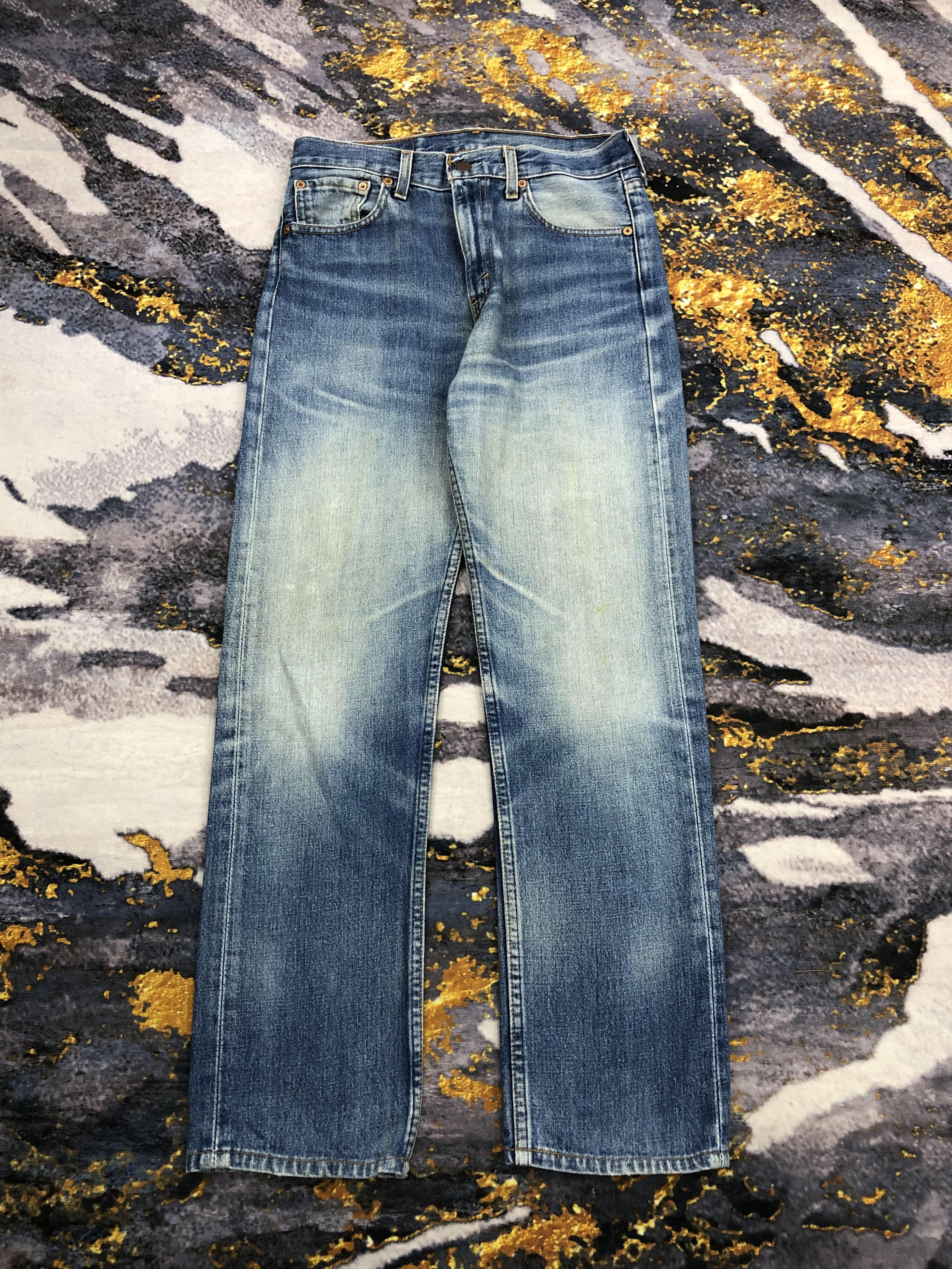 Levi's Vintage Levis 505 Faded Blue Jeans DPP0135 Size US 29 - 1 Thumbnail