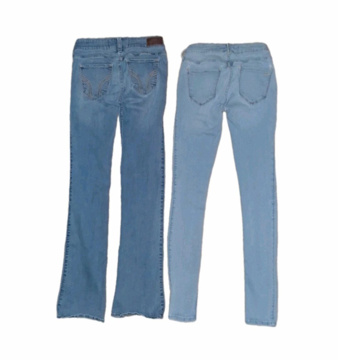 Hollister HOLLISTER WOMENS JEANS BUNDLE OF TWO PAIR Size 24" / US 00 / IT 34 - 2 Thumbnail