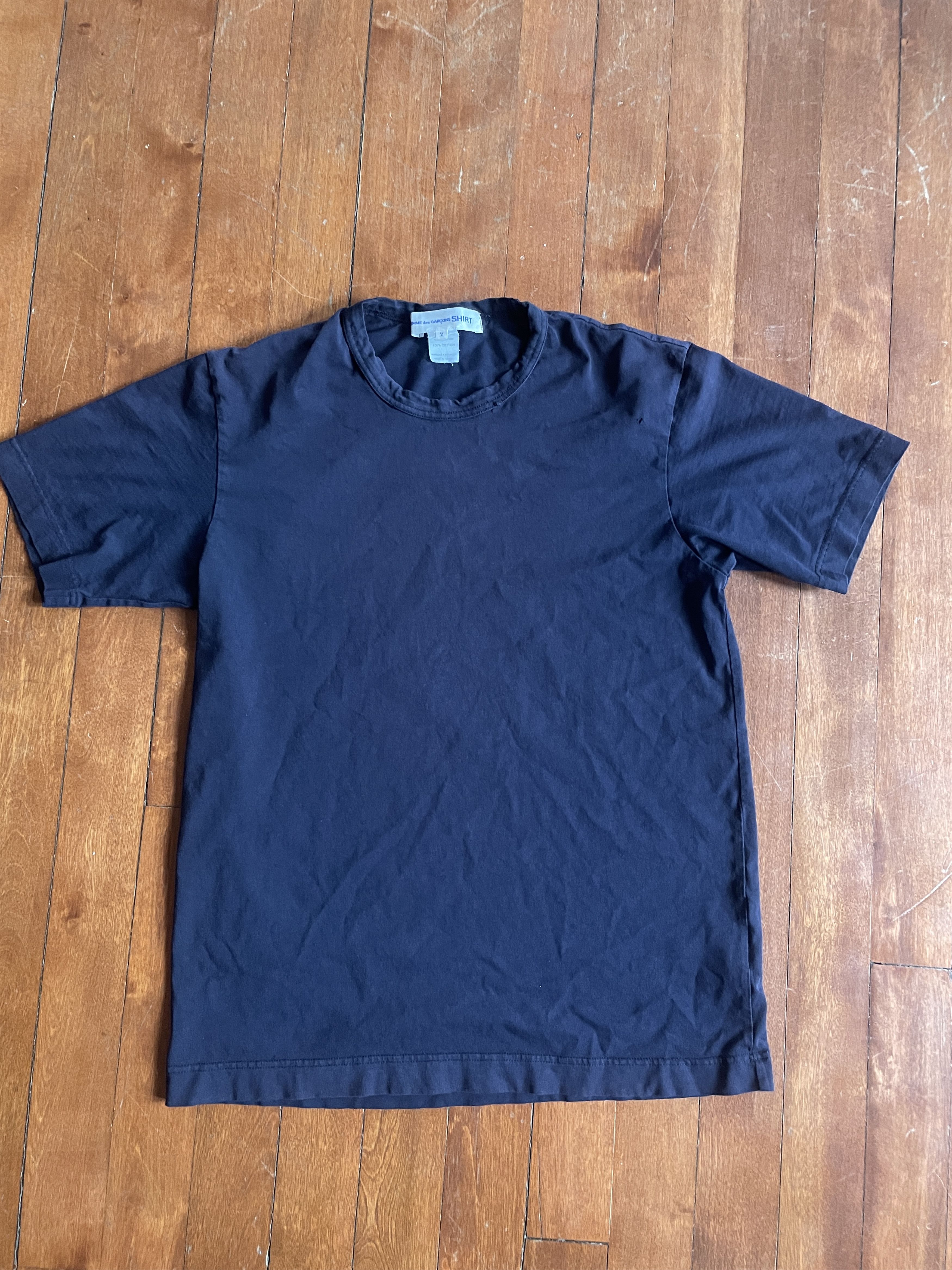 Comme des Garcons SHIRT Navy Comme des Garson Shirt T-shirt Size US M / EU 48-50 / 2 - 1 Thumbnail