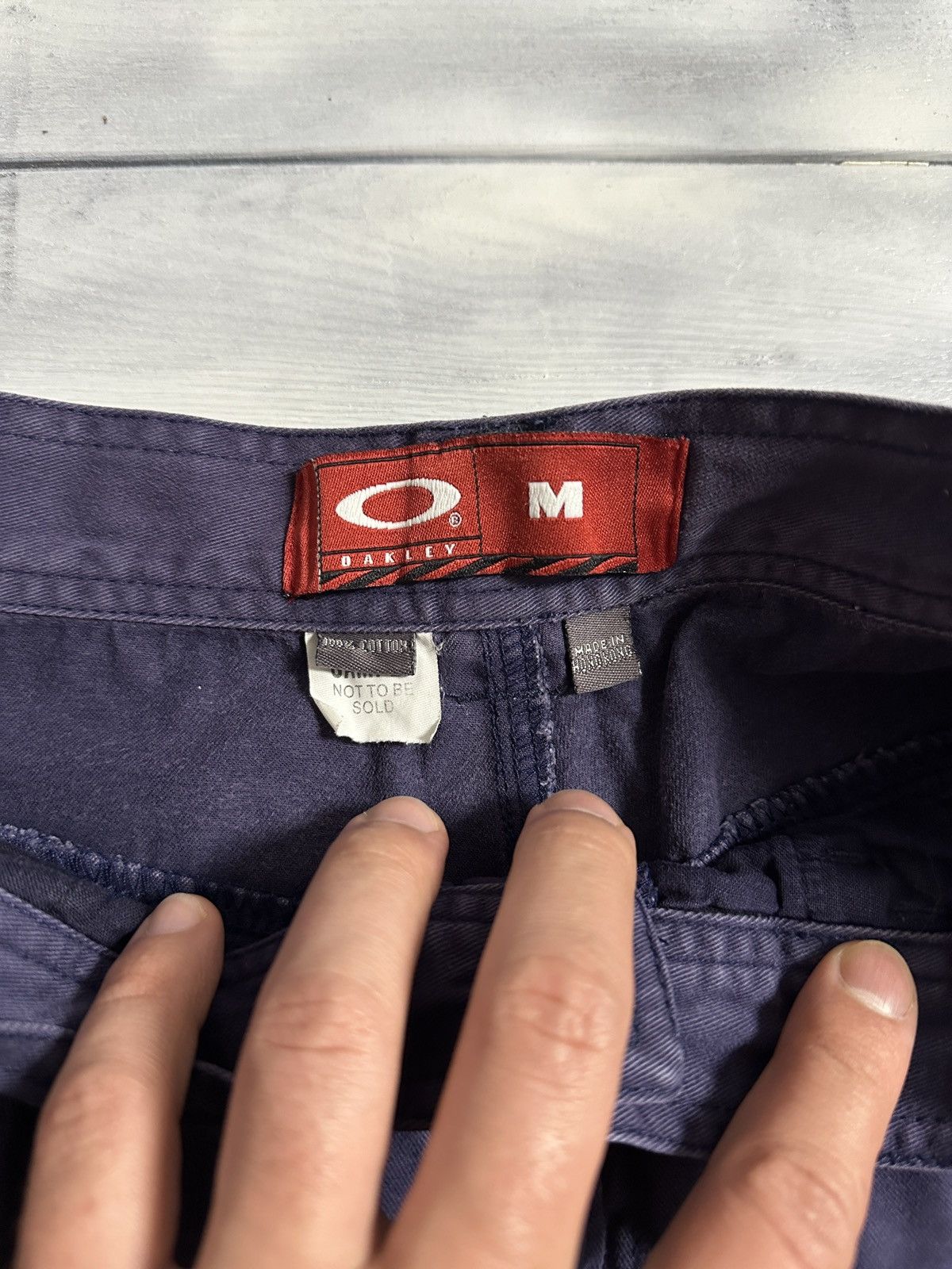 Oakley Rare Vintage Shorts Oakley Sample Metal Logo Japan Style Y2K Size US 30 / EU 46 - 10 Thumbnail