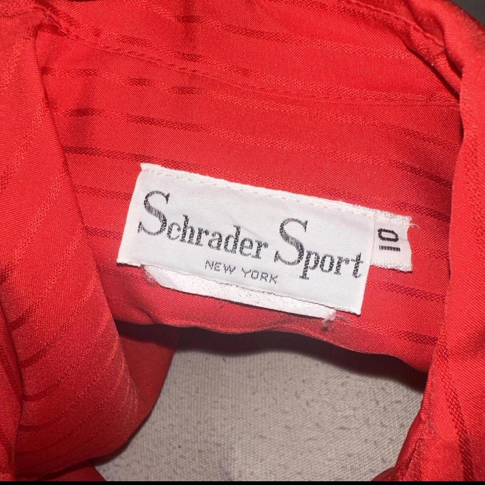 Other Vintage Schrader Sport NY Shift Dress Red womens Small. Size S / US 4 / IT 40 - 3 Thumbnail