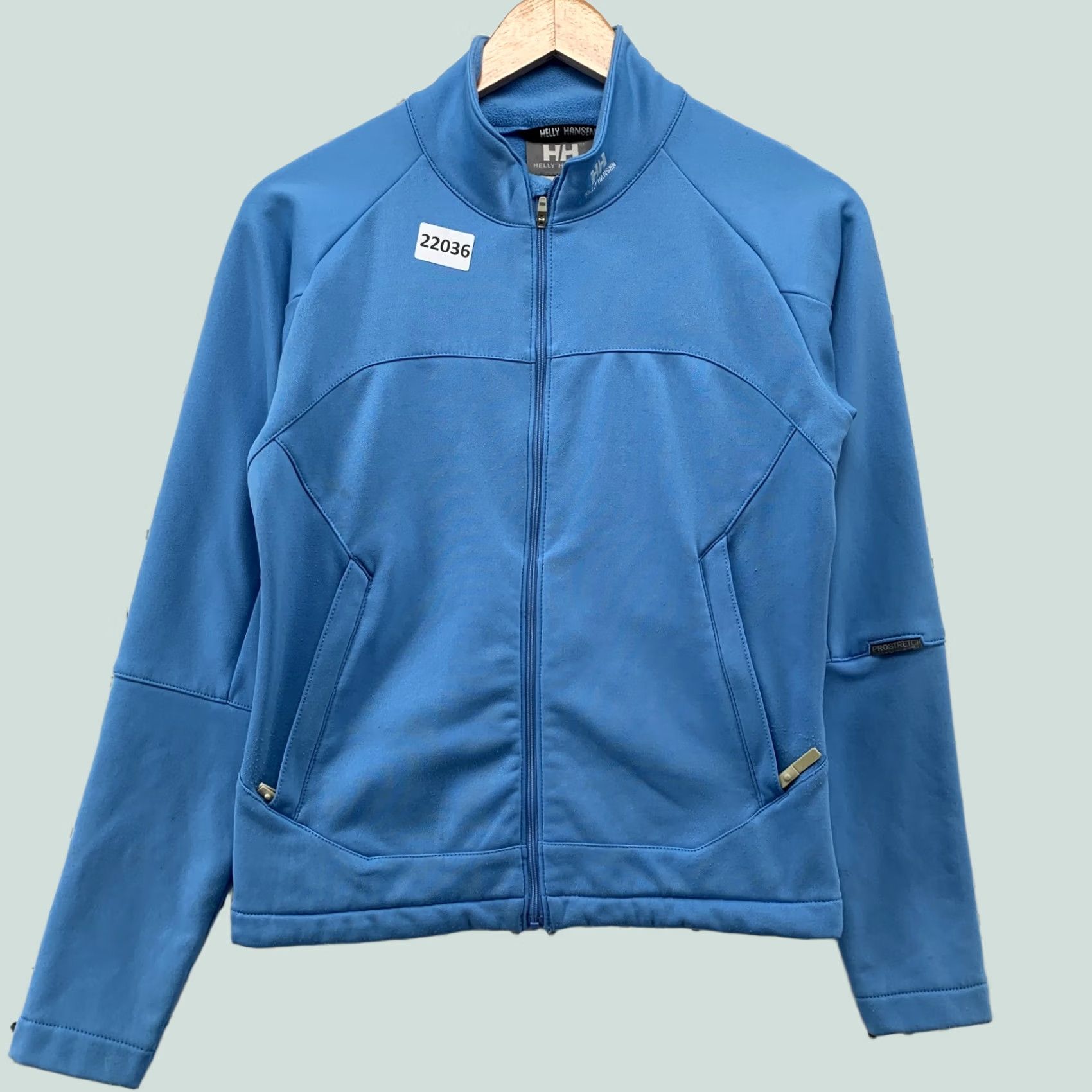 Helly Hansen Helly Hansen Track Jacket Blue Womens Small Full Zip Activewear 17.5x23 HH Size S / US 4 / IT 40 - 1 Thumbnail