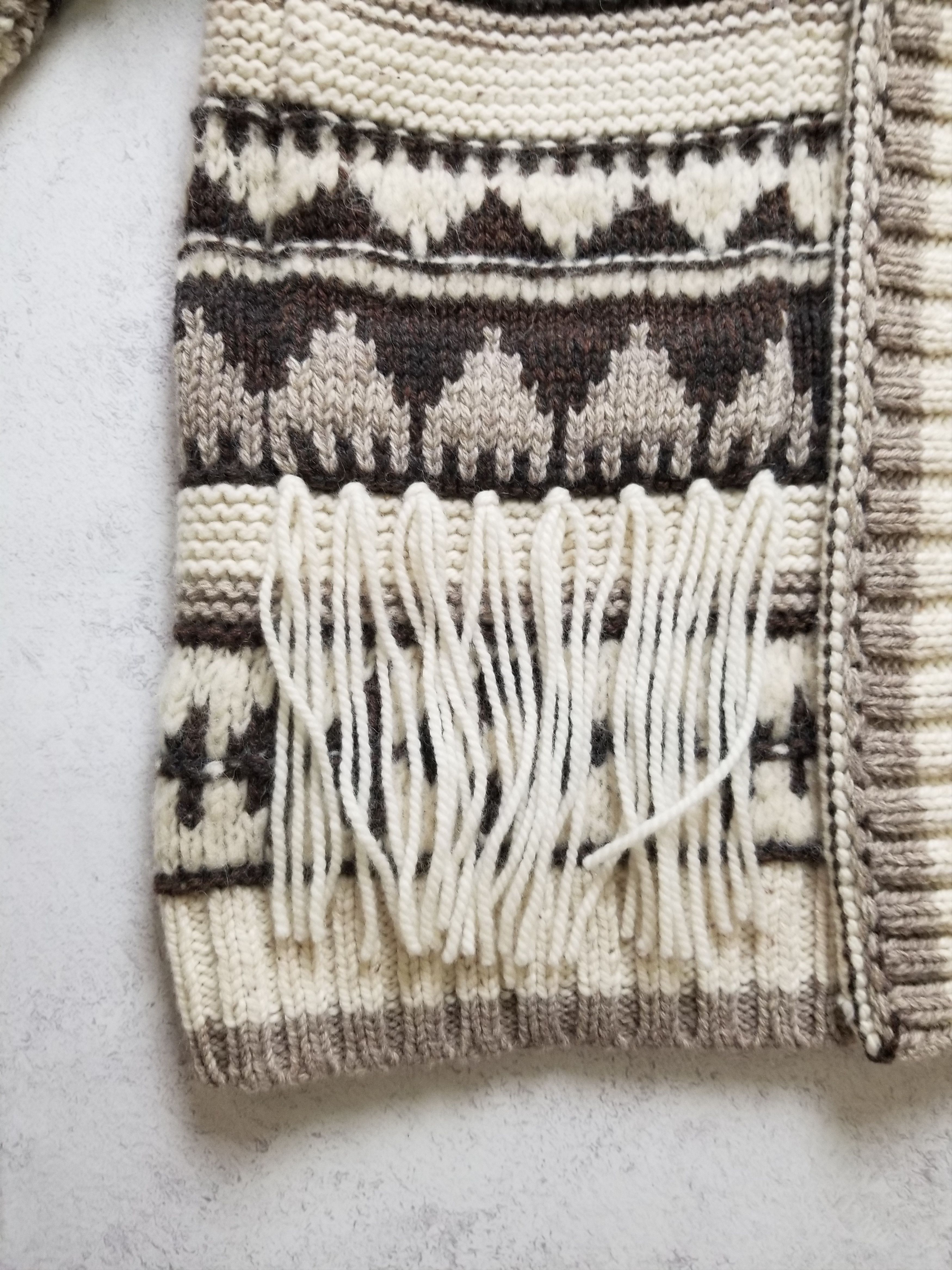 Polo Ralph Lauren New Polo Ralph Lauren Fringe-Trim Shawl Wool Cardigan Size L / US 10 / IT 46 - 12 Thumbnail