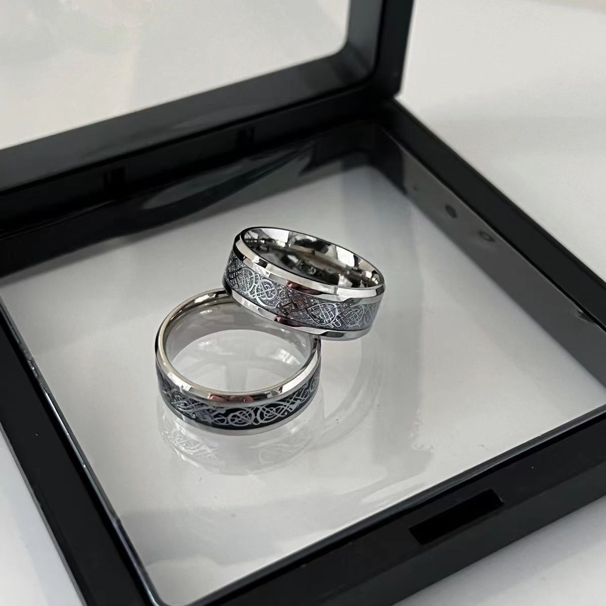 Jewelry Future Jewelry Rings Open Size Chrome Ring (Size 7-13) Size ONE SIZE - 4 Thumbnail