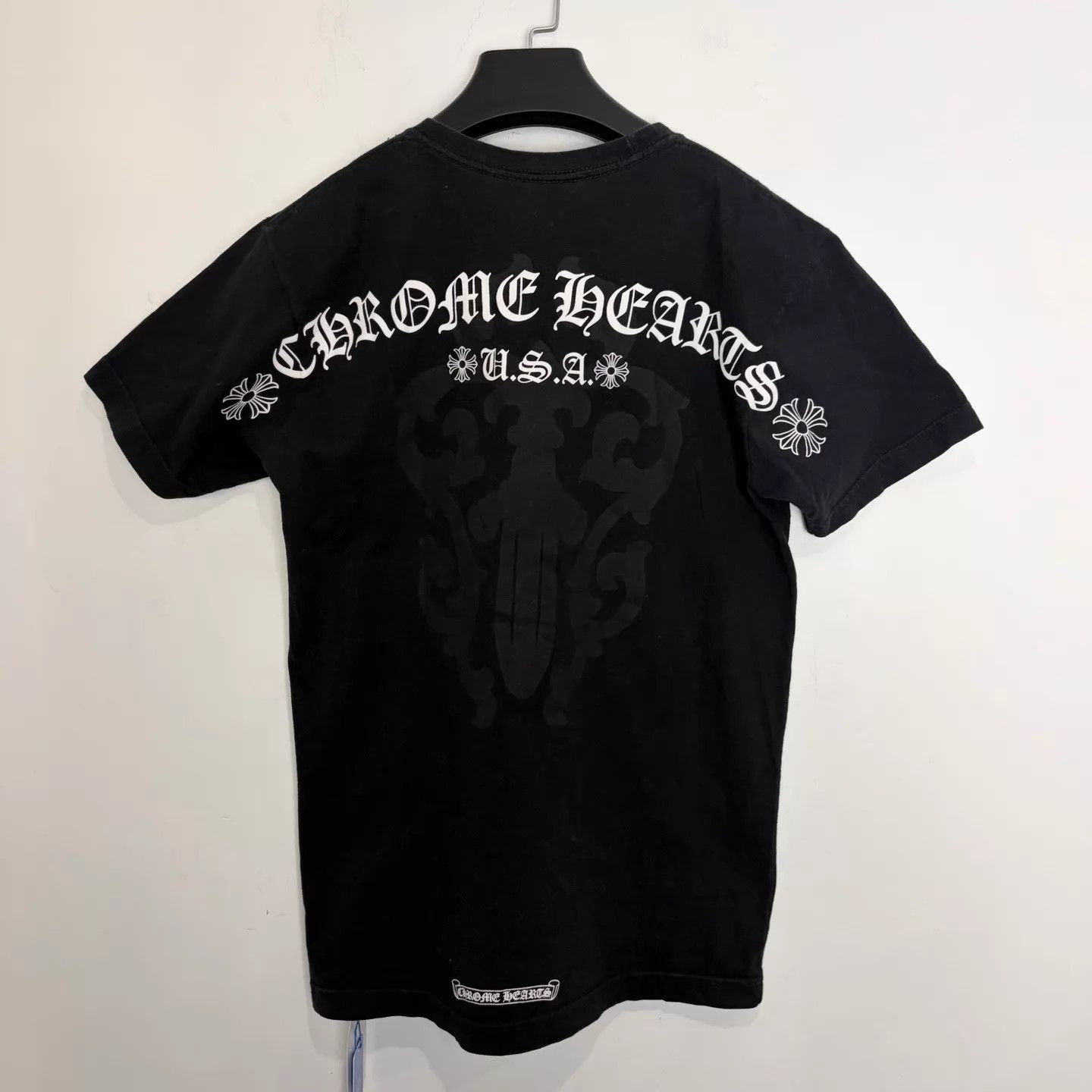 Chrome Hearts Chrome Hearts US Exclusive Classic Embossed Sword Sanskrit Logo SS Tee M Size US M / EU 48-50 / 2 - 2 Thumbnail
