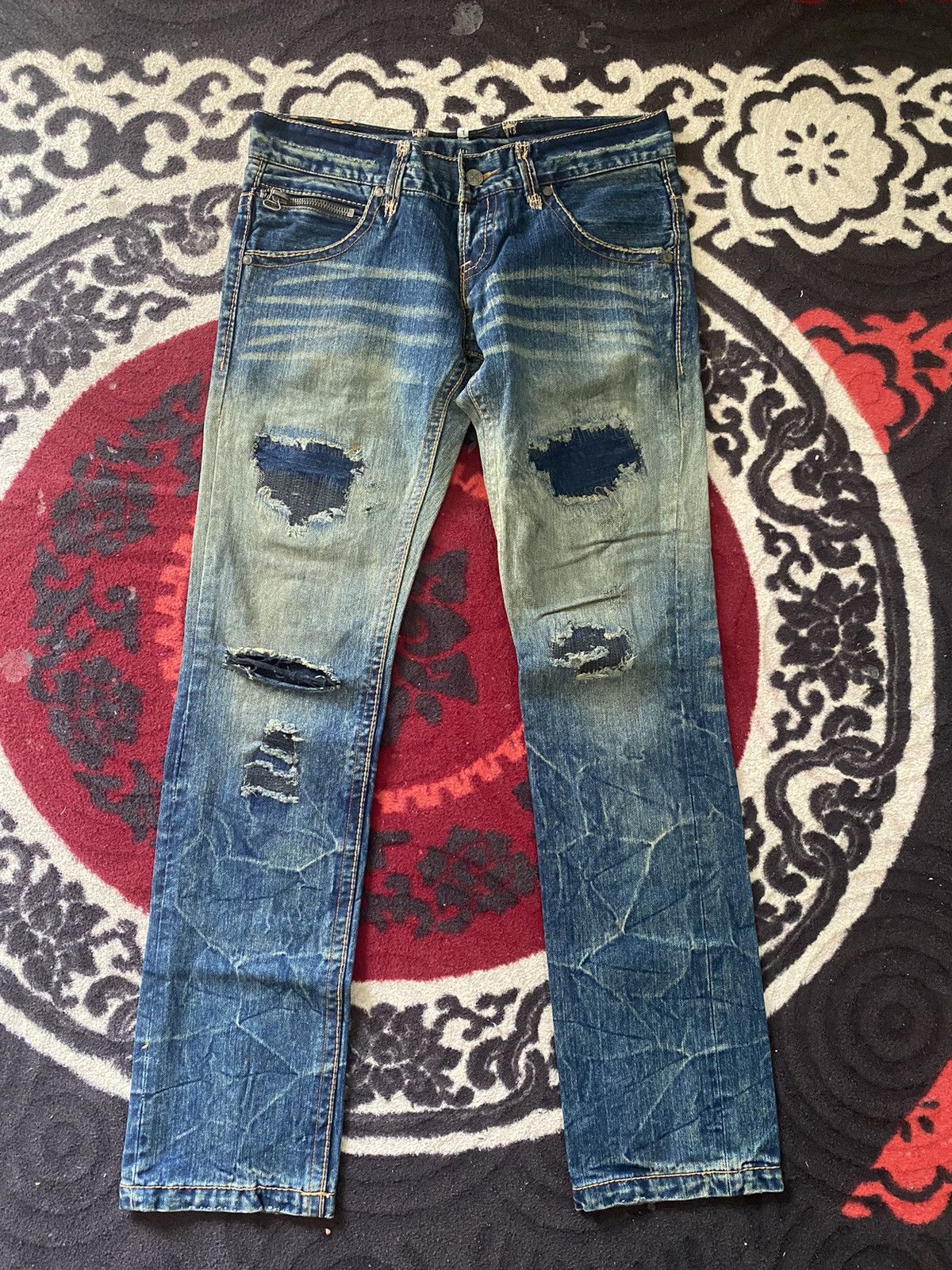 Japanese Brand × Vintage Vintage Icom Rework Style Jeans Size US 34 / EU 50 - 1 Thumbnail