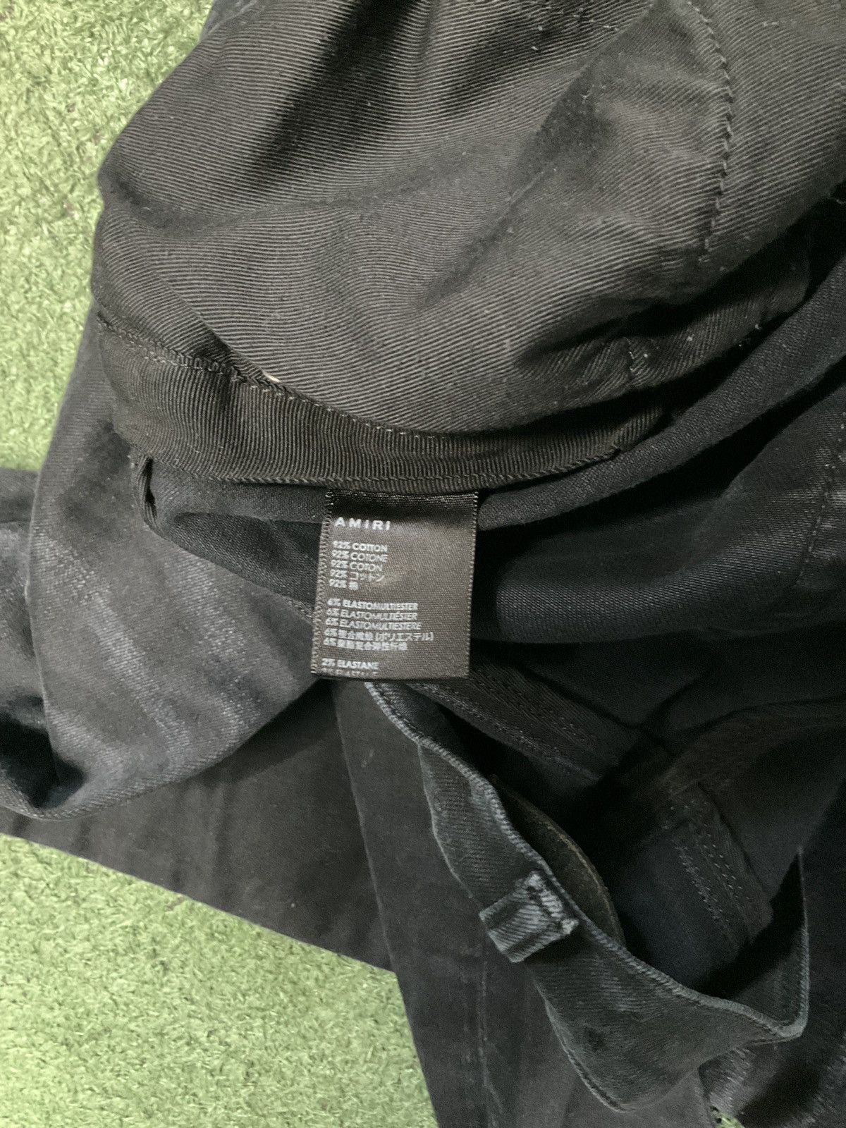 Amiri Amiri MX1 Drip Logo Black Jeans Size US 28 / EU 44 - 8 Thumbnail