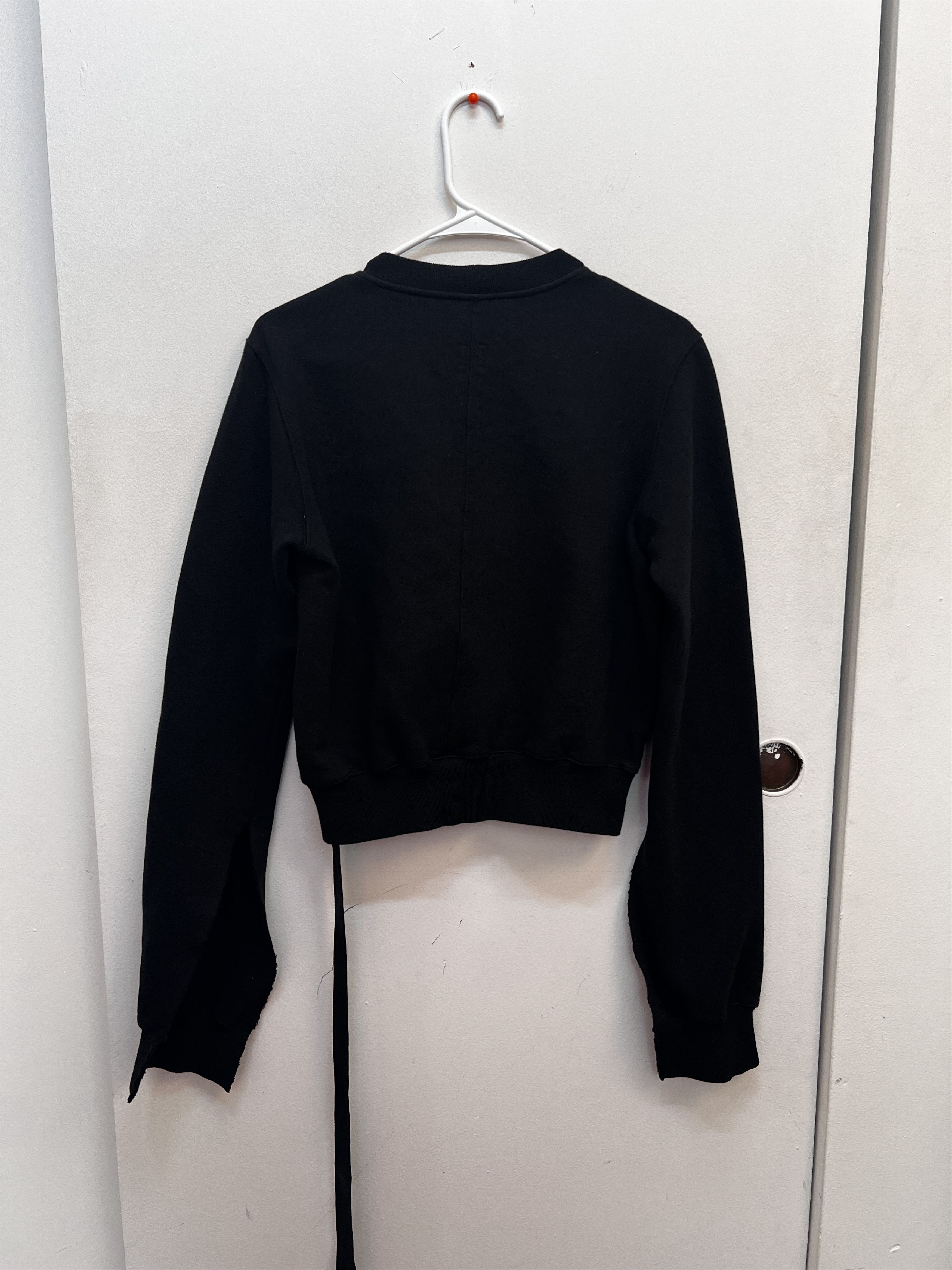 Rick Owens Drkshdw Rick Owens Drkshdw Cotton Jersey Cropped Sweatshirt Size M / US 6-8 / IT 42-44 - 8 Thumbnail