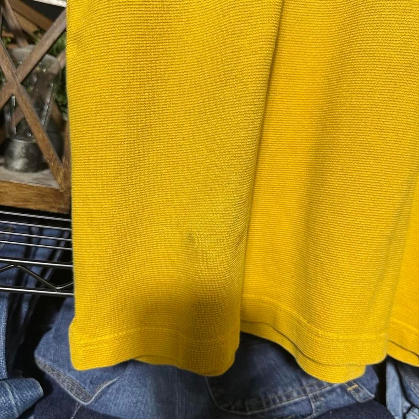 U.S. Polo Assn. Vintage U.S. Polo Assn. Golf Polo Shirt Yellow Medium Shirt Size US M / EU 48-50 / 2 - 4 Thumbnail