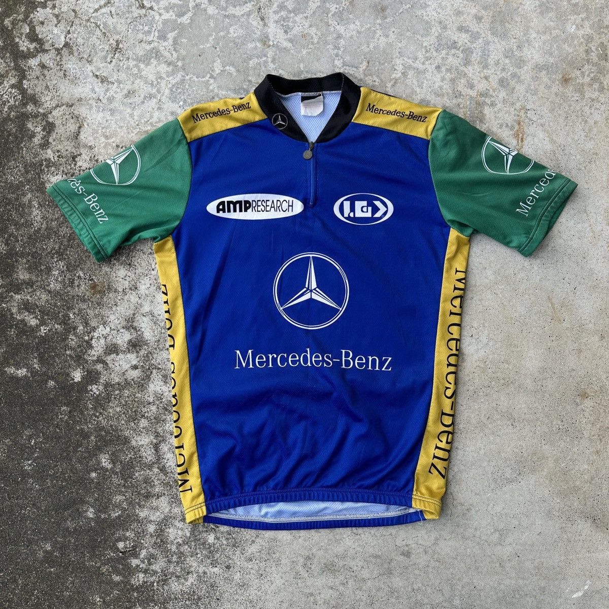 Mercedes-Benz Mercedes Benz made in USA Bicycle Jersey long sleeve tee Size US M / EU 48-50 / 2 - 1 Thumbnail