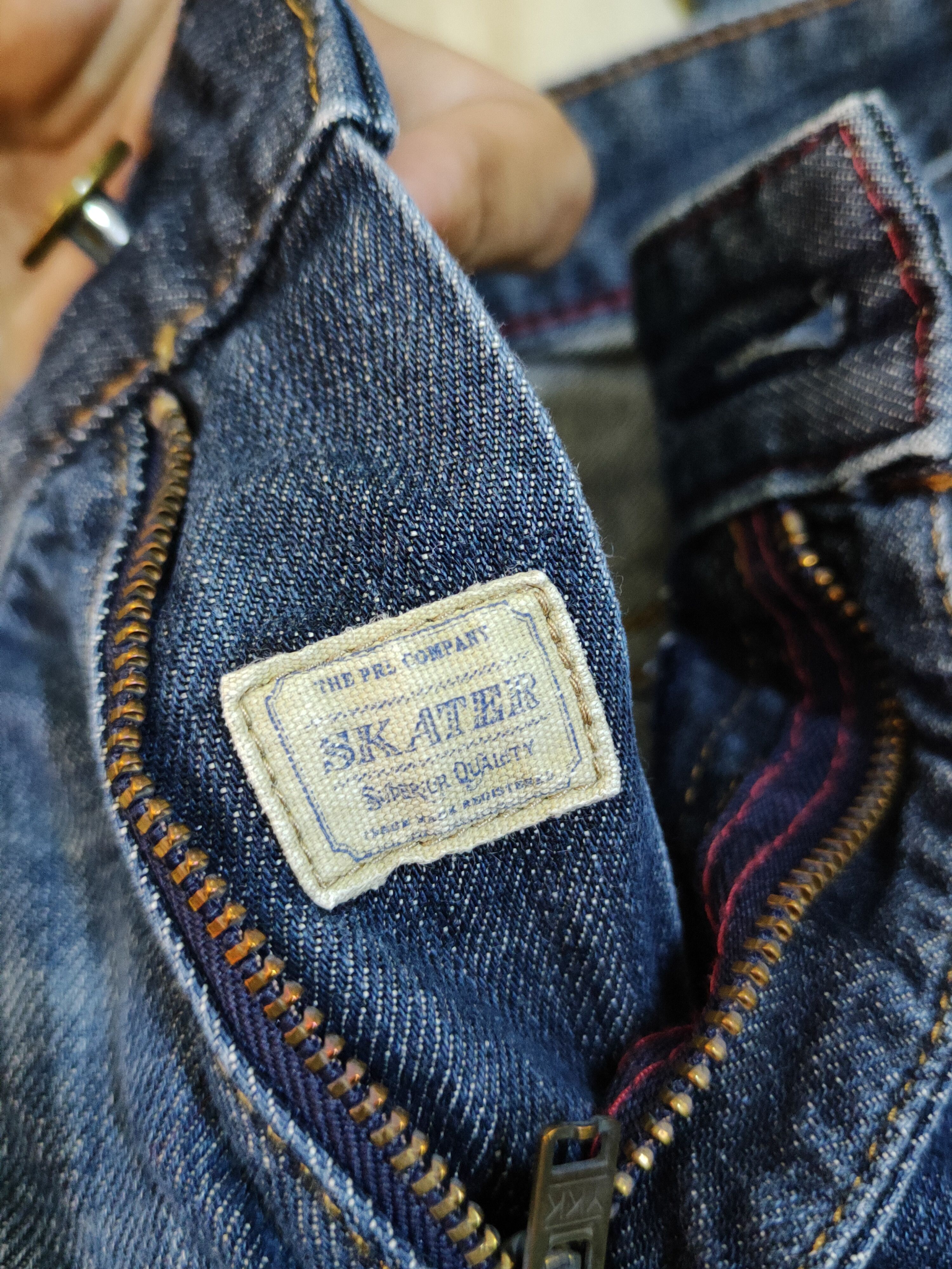 Polo Ralph Lauren Polo Ralph Lauren skater Blue Distressed ripped Denim #S1593 Size US 27 - 14 Thumbnail