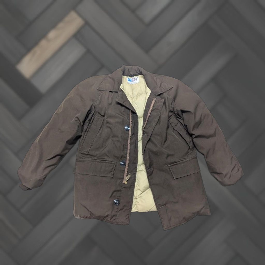 Eddie Bauer VINTAGE Eddie Bauer COAT Mens M Goose Down Arctic Brown Puffer Jacket 40 North Slope 1970s Size US M / EU 48-50 / 2 - 1 Thumbnail