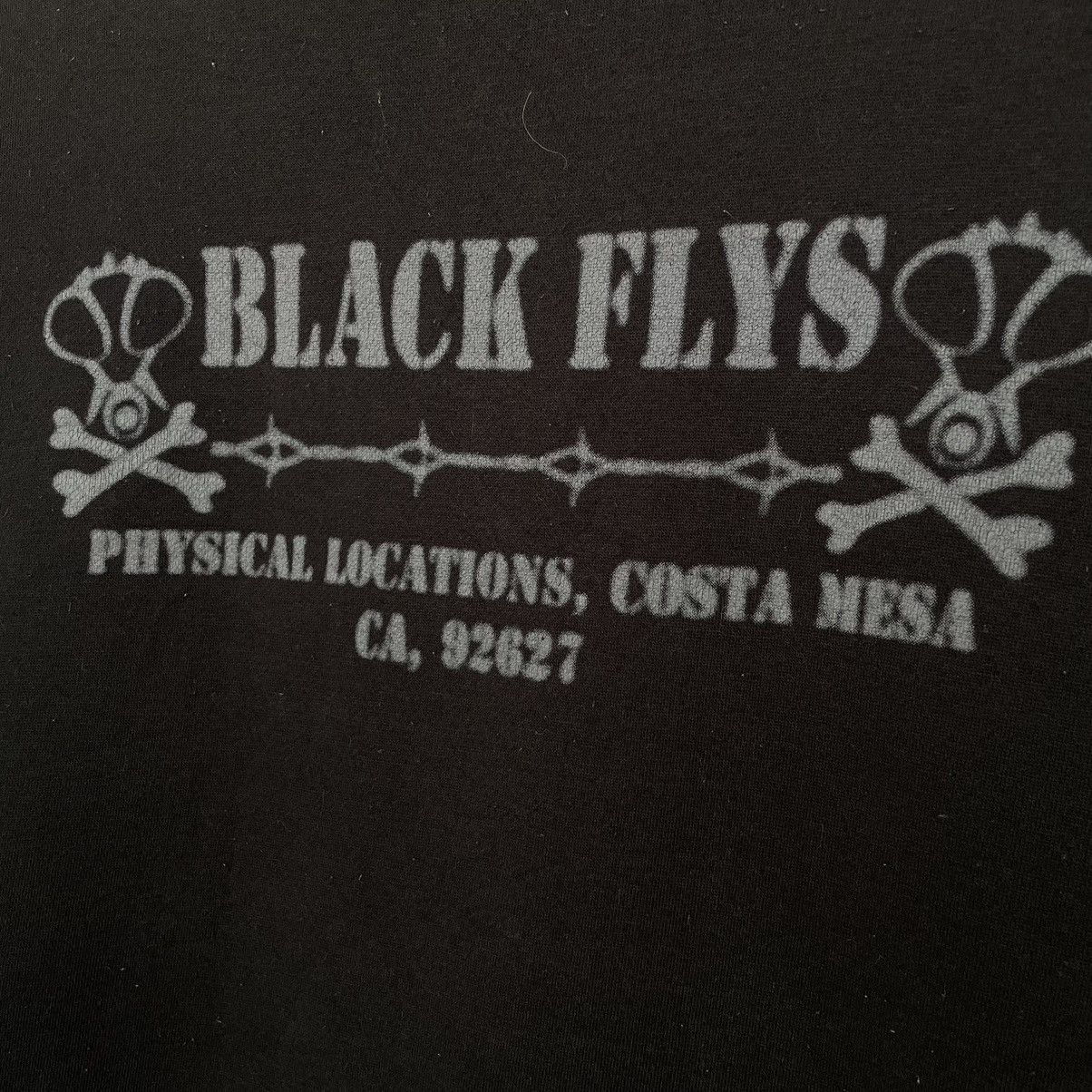 Vintage Vintage 90s Black Flys Skateboard Crewneck Size US M / EU 48-50 / 2 - 2 Thumbnail