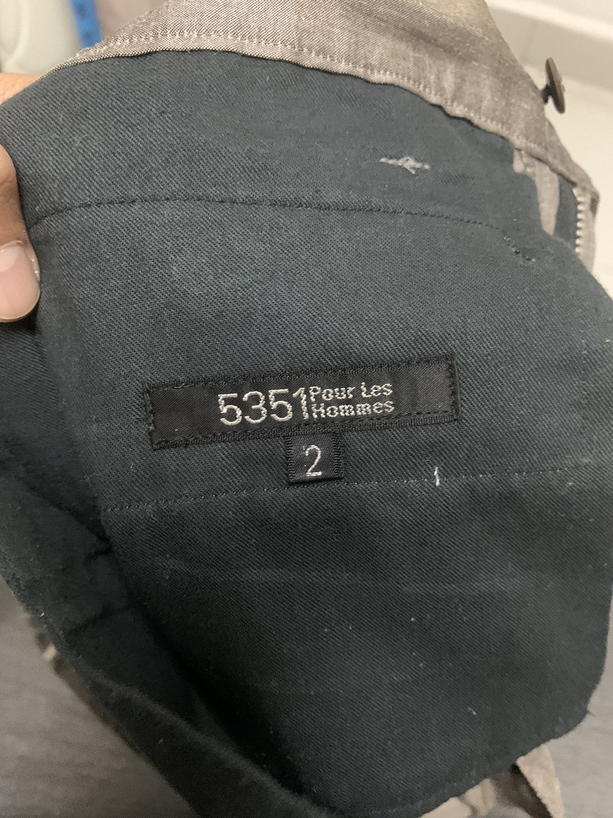 5351 POUR LES HOMMES × Japanese Brand Vintage Pants 5351 Pour Less Hommes Size 30" / US 8 / IT 44 - 6 Thumbnail