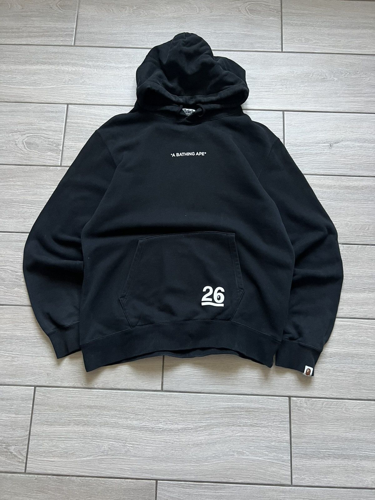 Bape BAPE Nowhere 26th Anniversary Pull Over Hoodie Black Size US XL / EU 56 / 4 - 7 Thumbnail