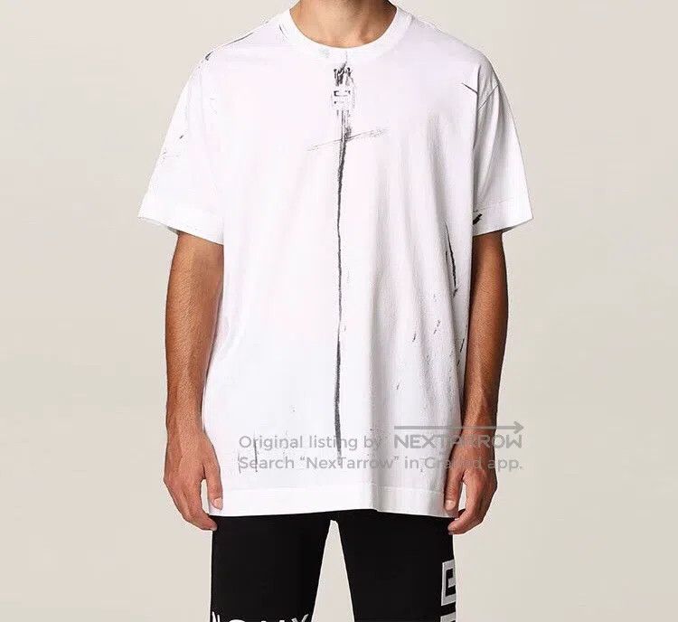 Givenchy Givenchy Pattern Printed Round Neck Casual Short Sleeve T- Size US M / EU 48-50 / 2 - 1 Thumbnail