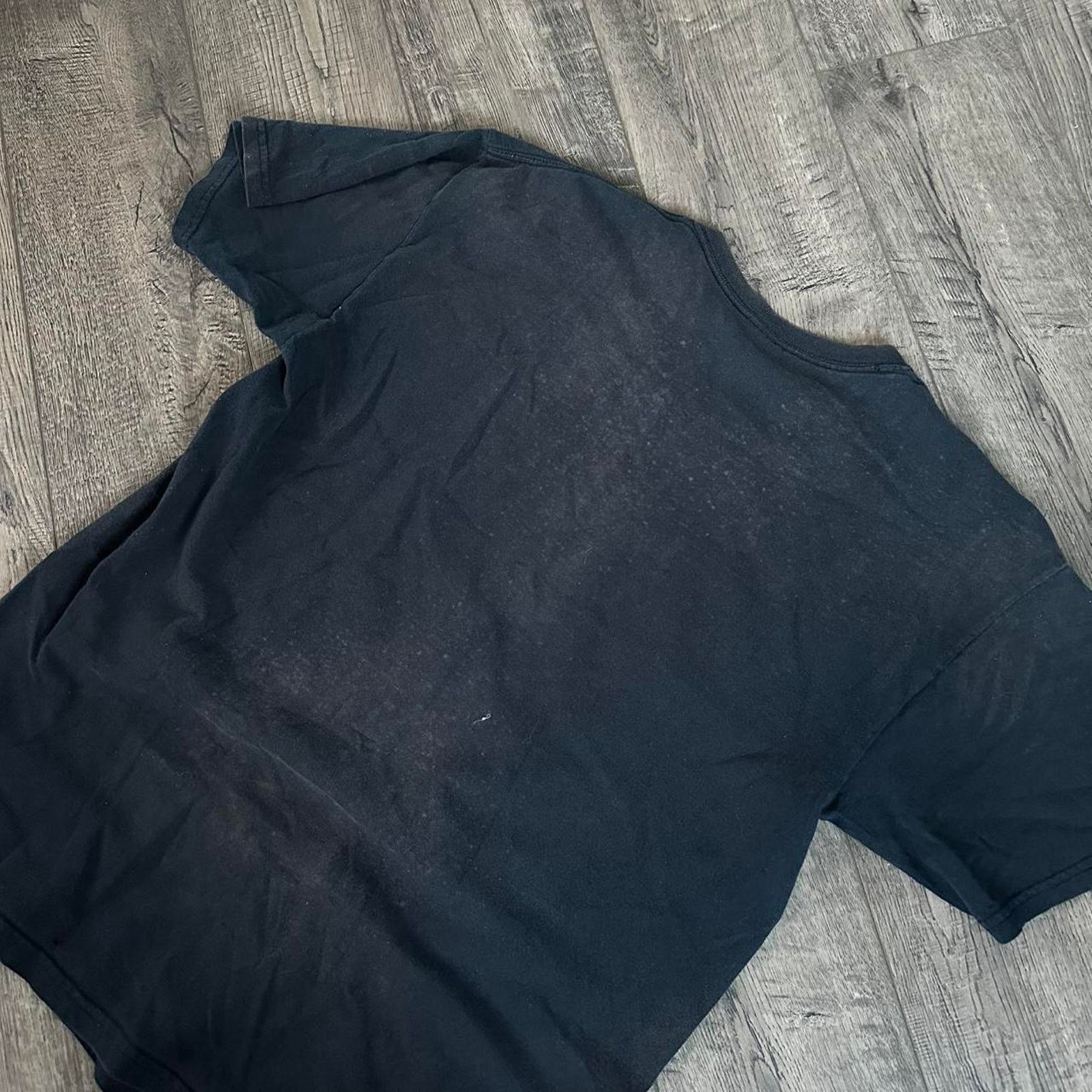 NFL Vintage 00s Black Faded New Orleans Saints NFL Football Tee Size US L / EU 52-54 / 3 - 7 Thumbnail
