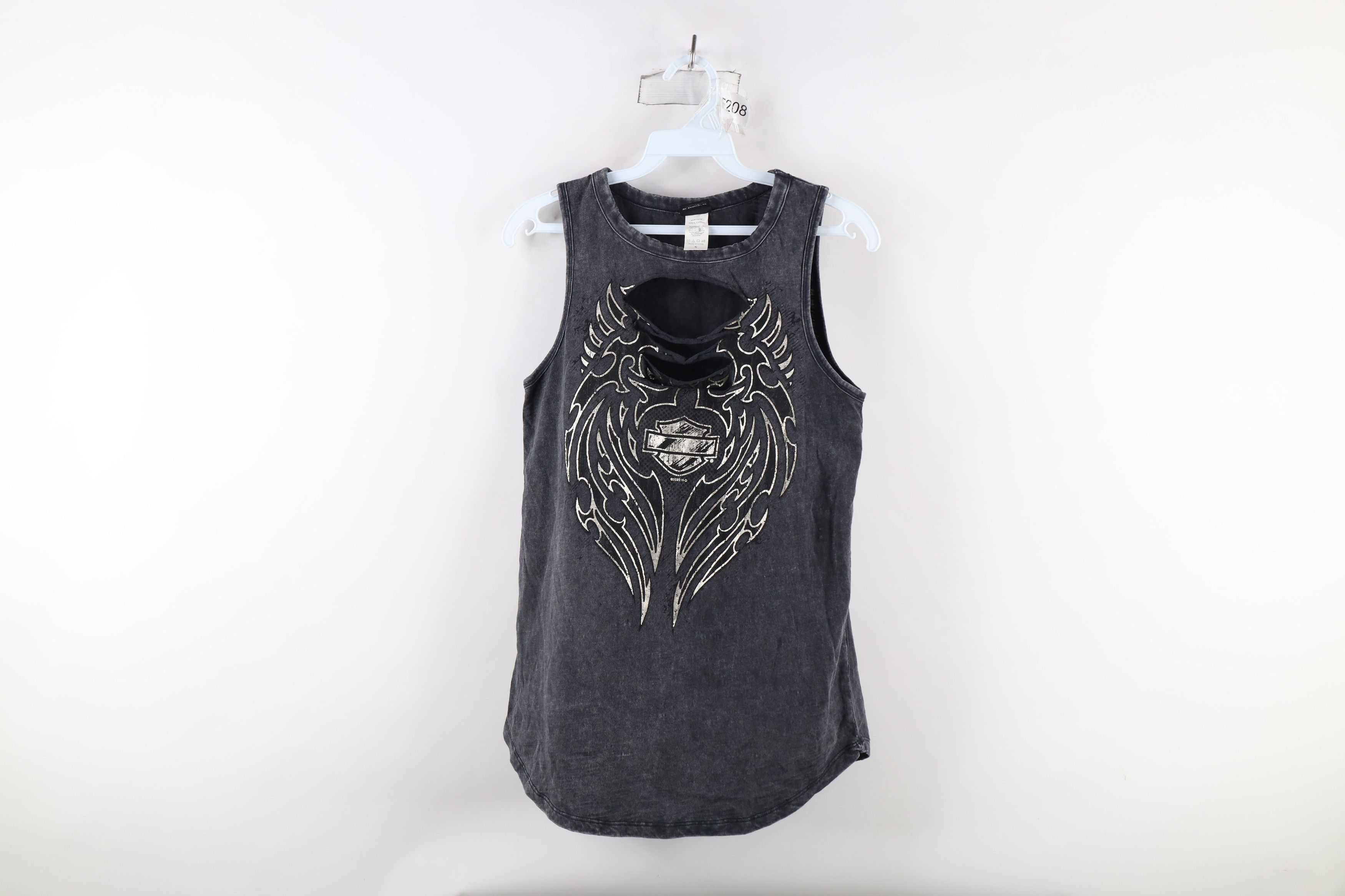 Harley Davidson × Vintage Y2K Harley Davidson Wings Sleeveless Muscle T-Shirt Size S / US 4 / IT 40 - 1 Thumbnail