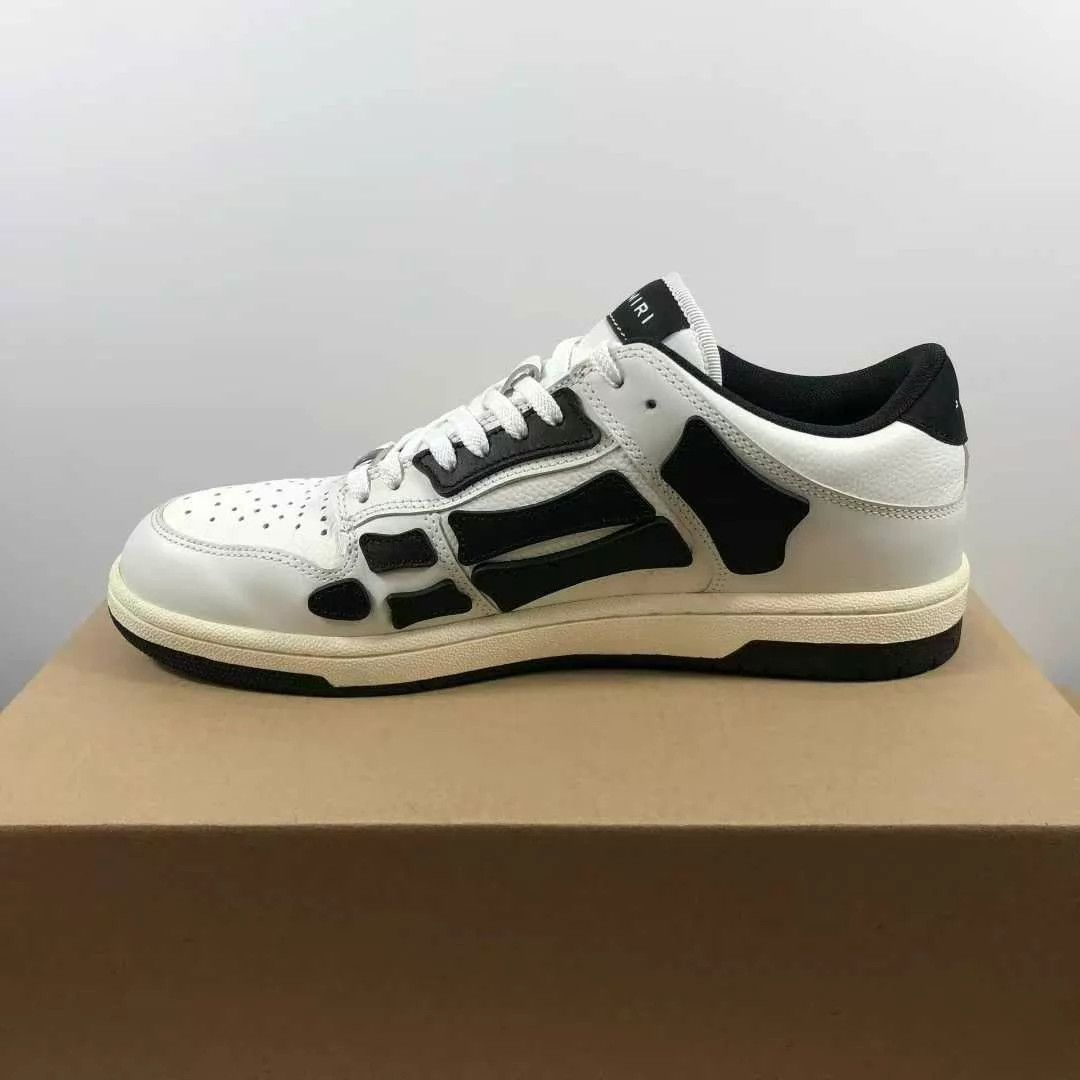 Amiri Amiri bone shoes, low-top, white/black Size US 9 / EU 42 - 4 Thumbnail