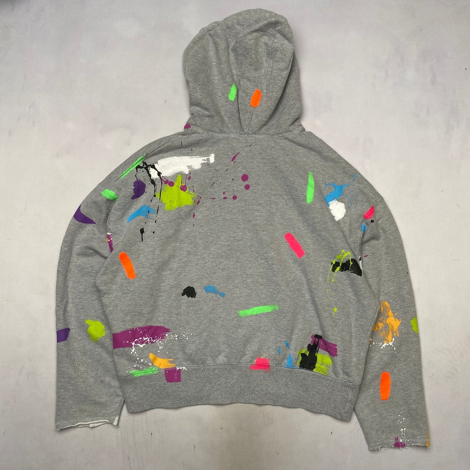 Eleven Paris Eleven Paris Paint Splatter Hoodie Mens Large Oversized Boxy Size US L / EU 52-54 / 3 - 3 Thumbnail