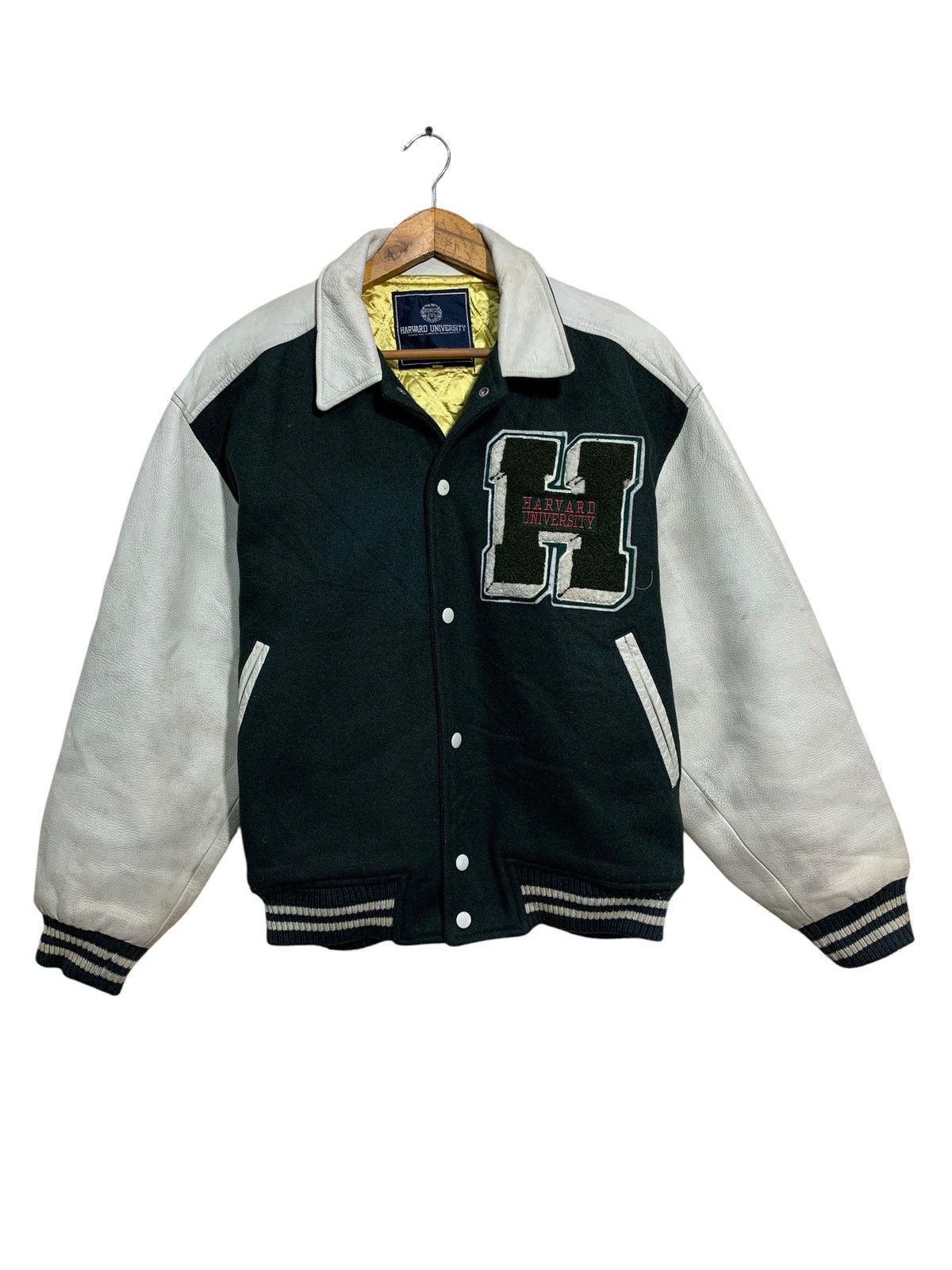 Vintage 🔥VTG HARVARD UNIVERSITY VARSITY JACKETS WOOL/LEATHER Size US M / EU 48-50 / 2 - 5 Thumbnail