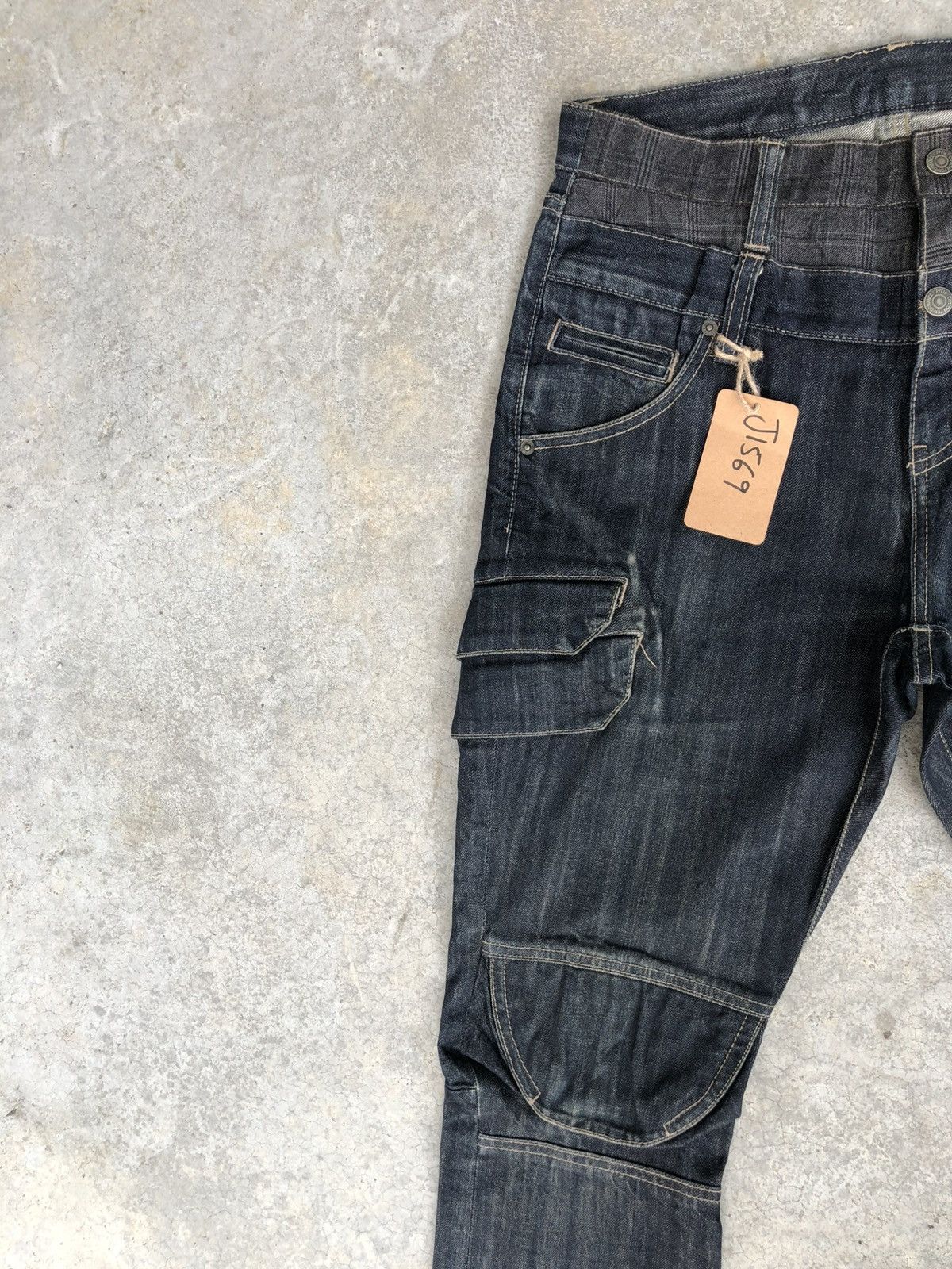 PPFM Japanese PPFM Double Knee Biker Distressed Denim Size US 32 / EU 48 - 4 Thumbnail