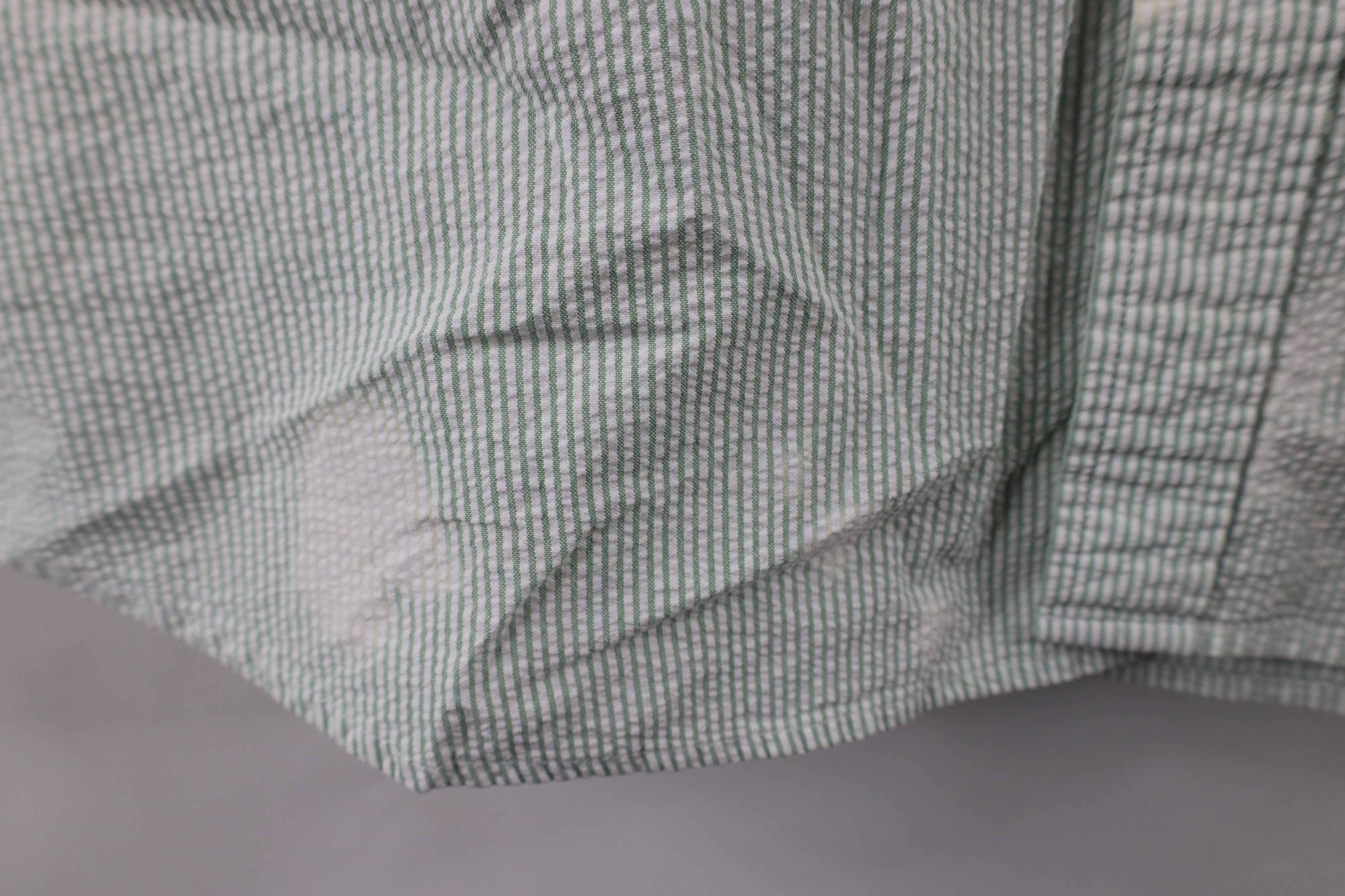 L.L. Bean × Vintage Vintage 90s LL Bean Pinstriped Seersucker Button Shirt Size US L / EU 52-54 / 3 - 5 Thumbnail