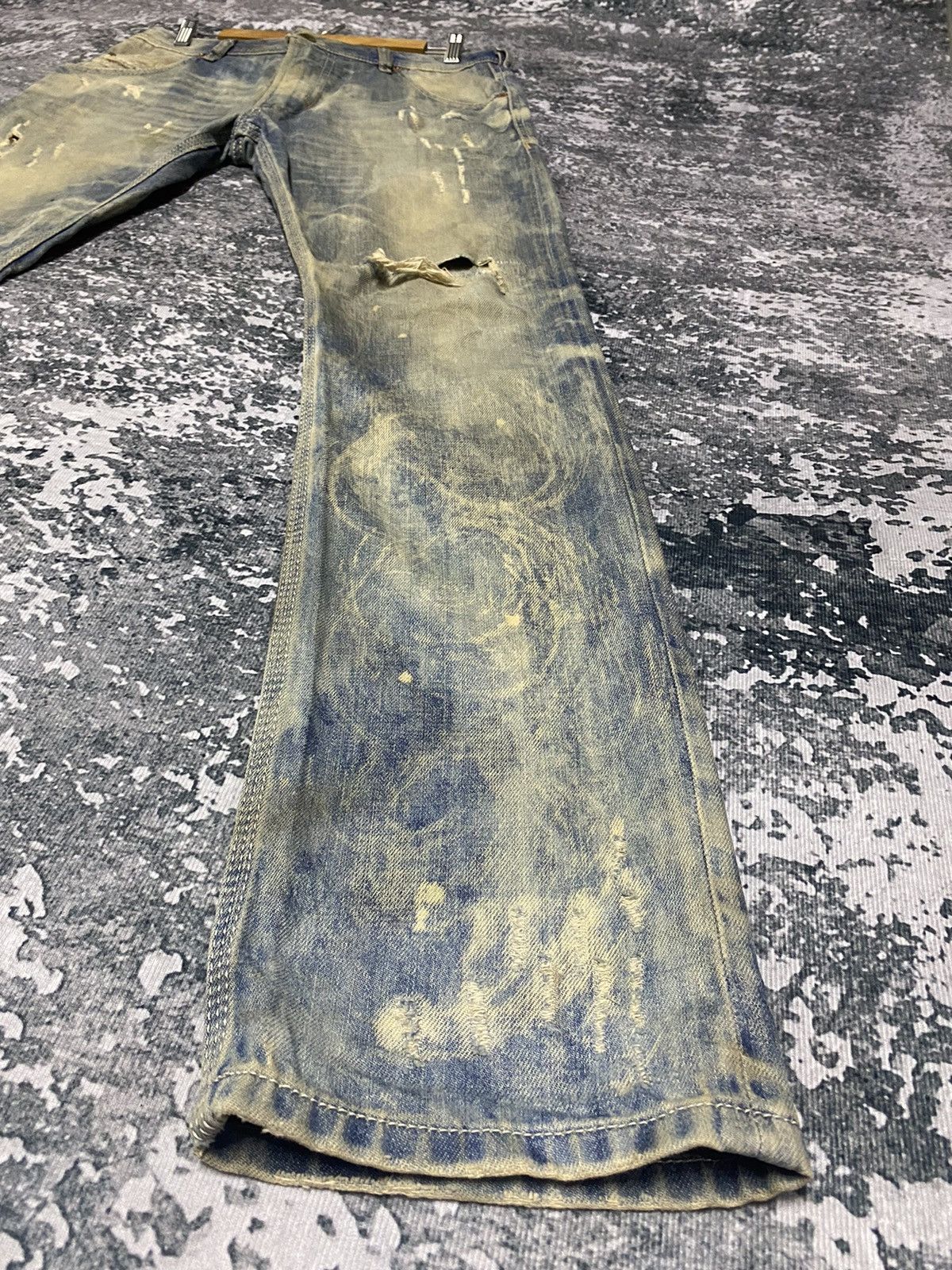Diesel Vintage Diesel Industry Distressed Denim Jeans Made in Italy Size US 32 / EU 48 - 8 Thumbnail