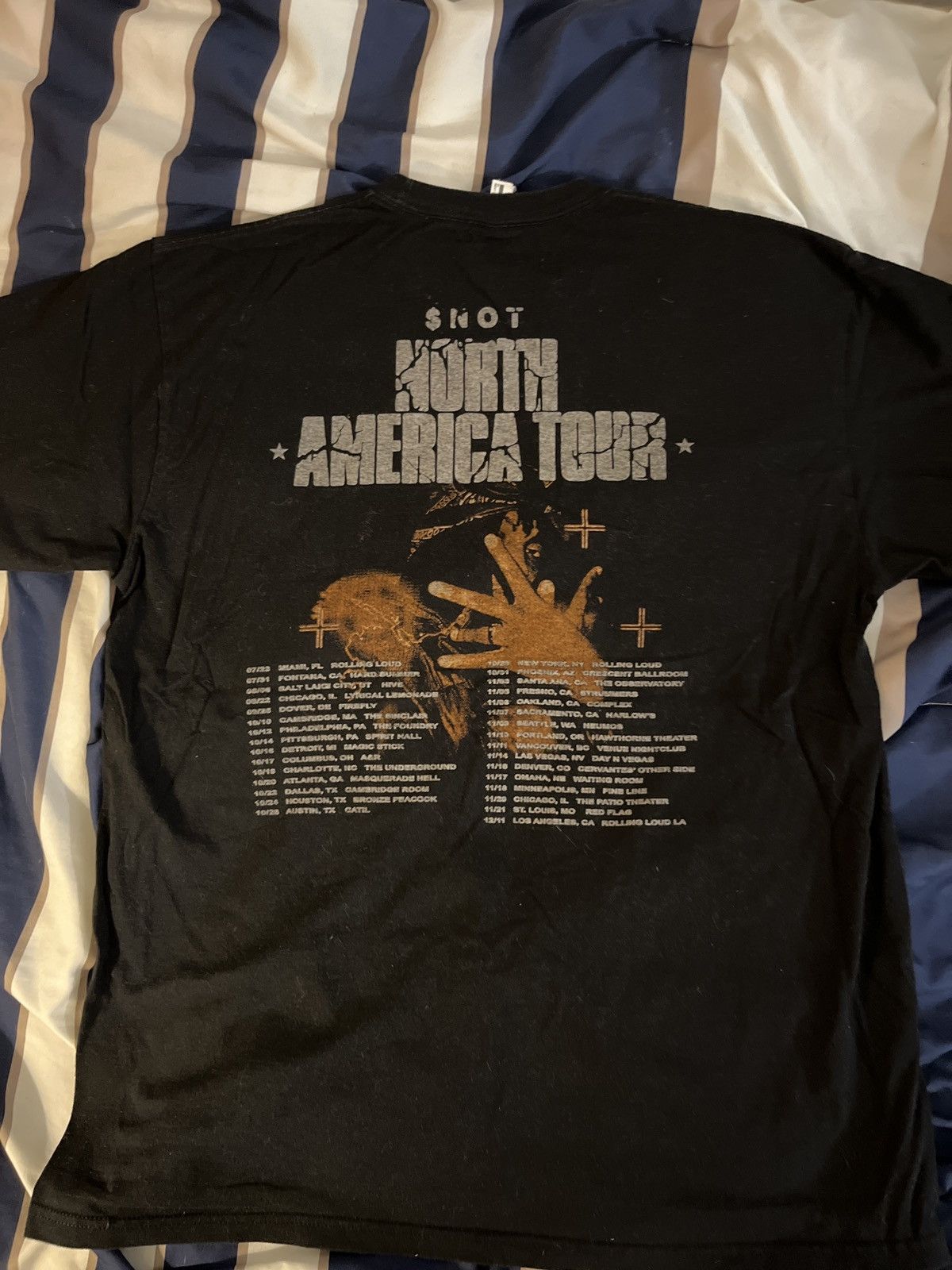 Band Tees × Vintage $not 2021 North America Tour Shirt Size US XL / EU 56 / 4 - 3 Thumbnail