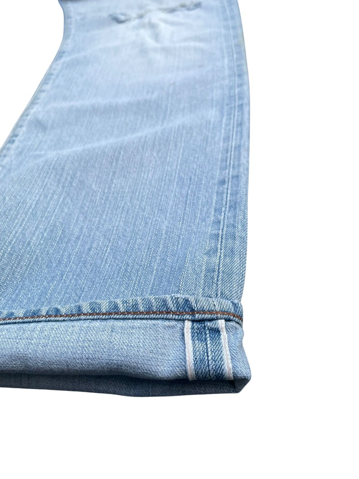Edwin Vintage Edwin 505ZX Selvedge Distresed Jeans Size US 36 / EU 52 - 3 Thumbnail