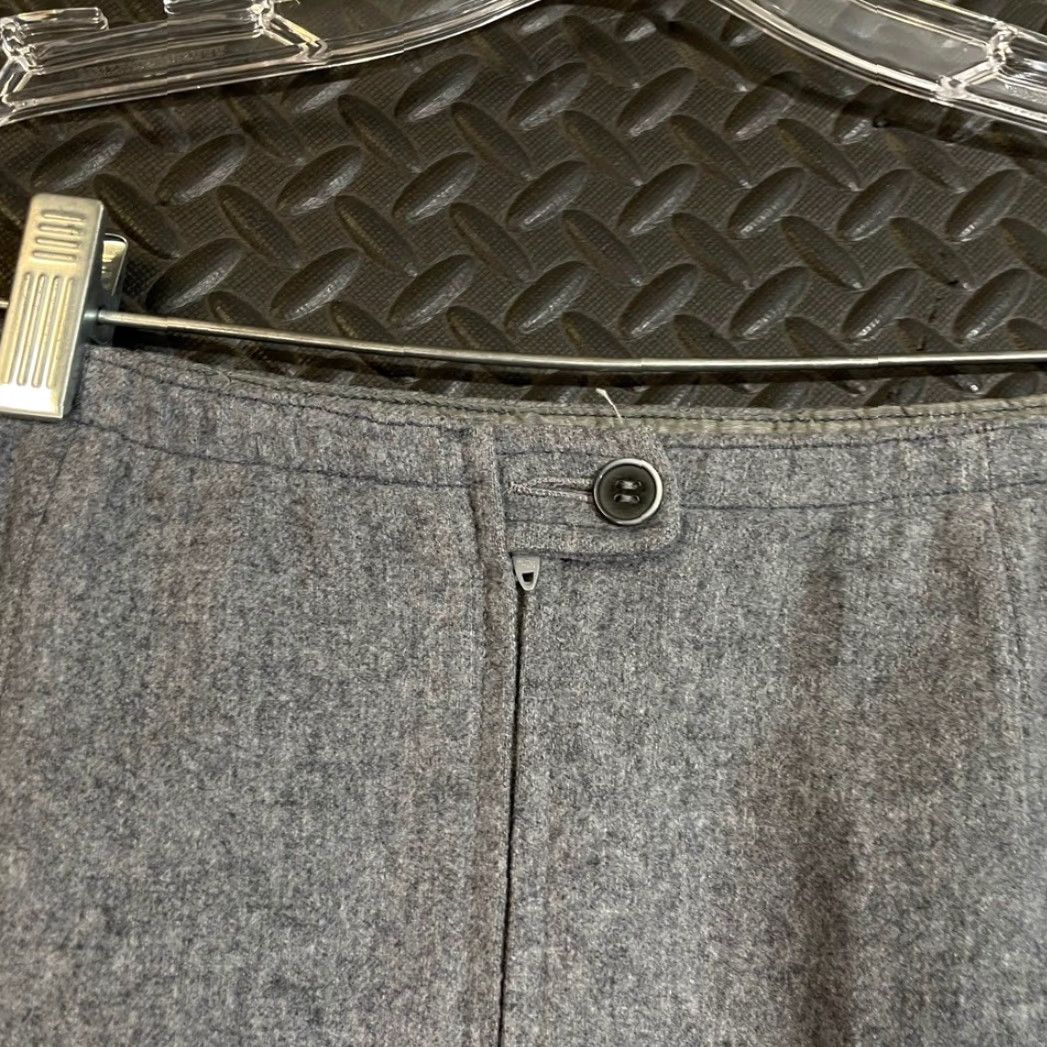 Pendleton VINTAGE Pendleton Gray 100% Virgin Wool Midi Knee Length Skirt Women’s 10 Women Mediu m Gray Size 32" / US 10 / IT 46 - 4 Thumbnail